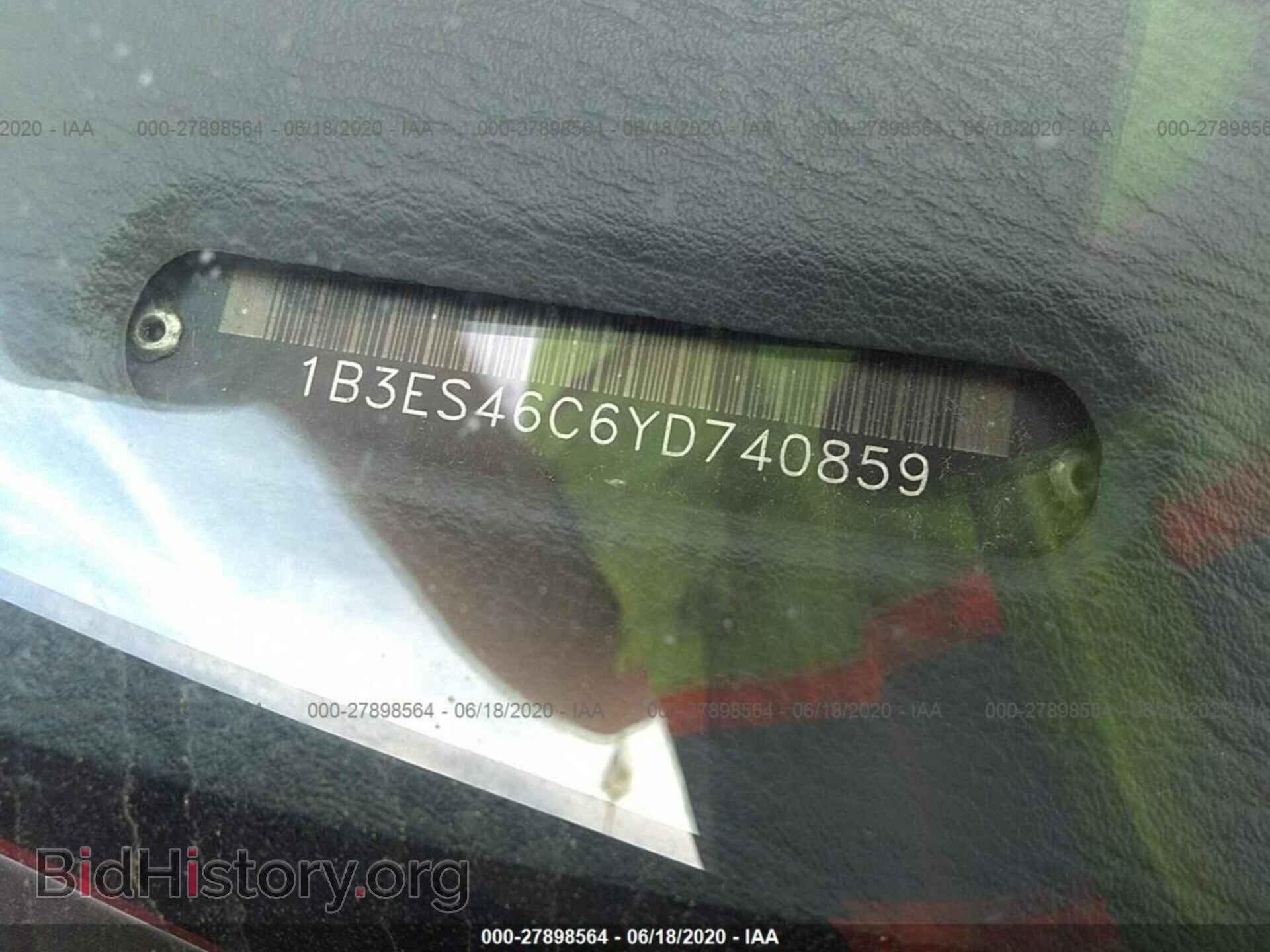 2000 DODGE NEON - VIN: 1B3ES46C6YD740859 - Фото 9