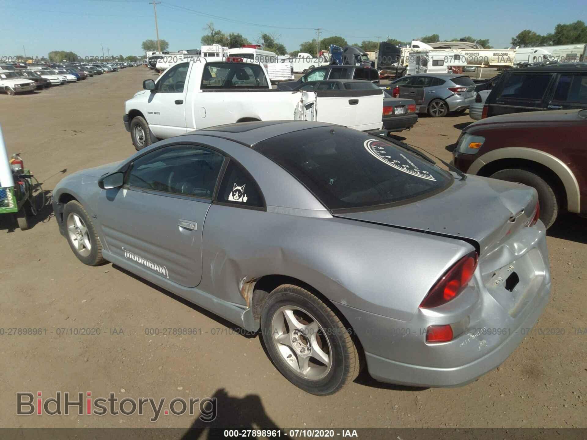 2001 MITSUBISHI ECLIPSE - VIN: 4A3AC54H21E058587 - Фото 3