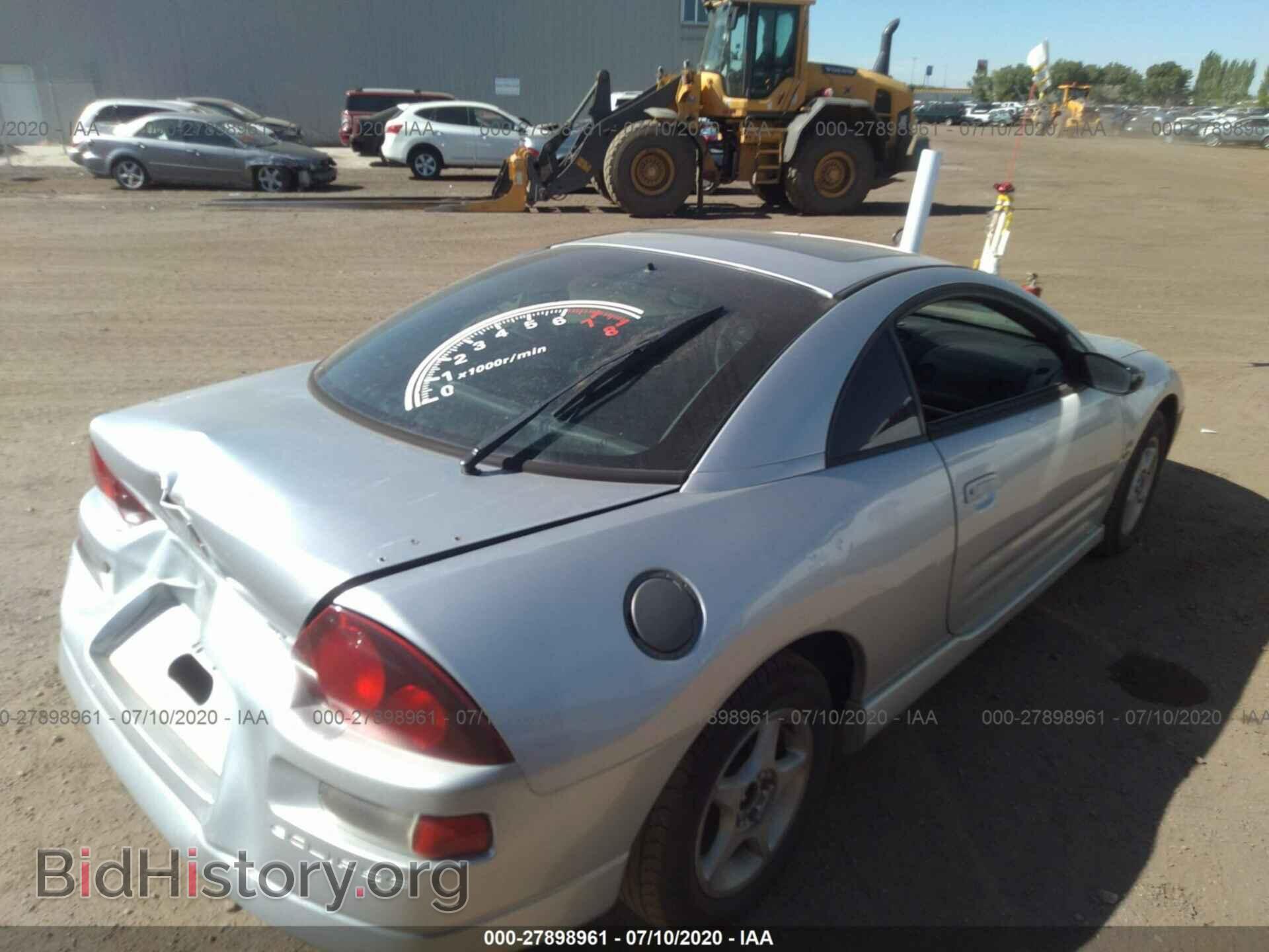 2001 MITSUBISHI ECLIPSE - VIN: 4A3AC54H21E058587 - Фото 4