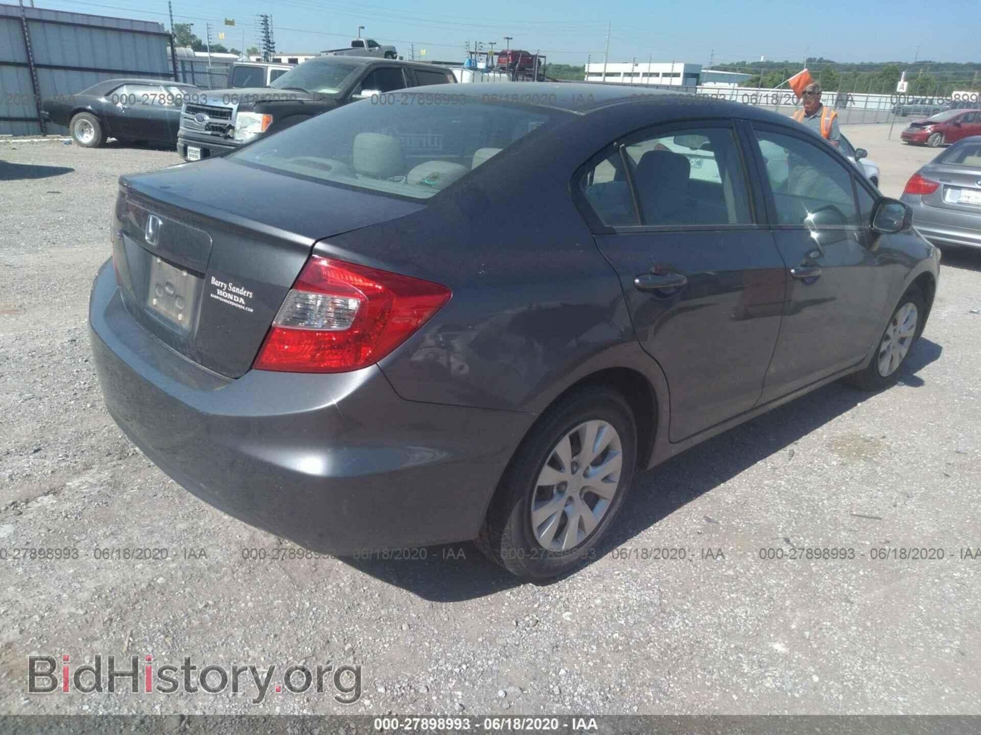 2012 HONDA CIVIC - VIN: 2HGFB2F56CH568922 - Photo 4
