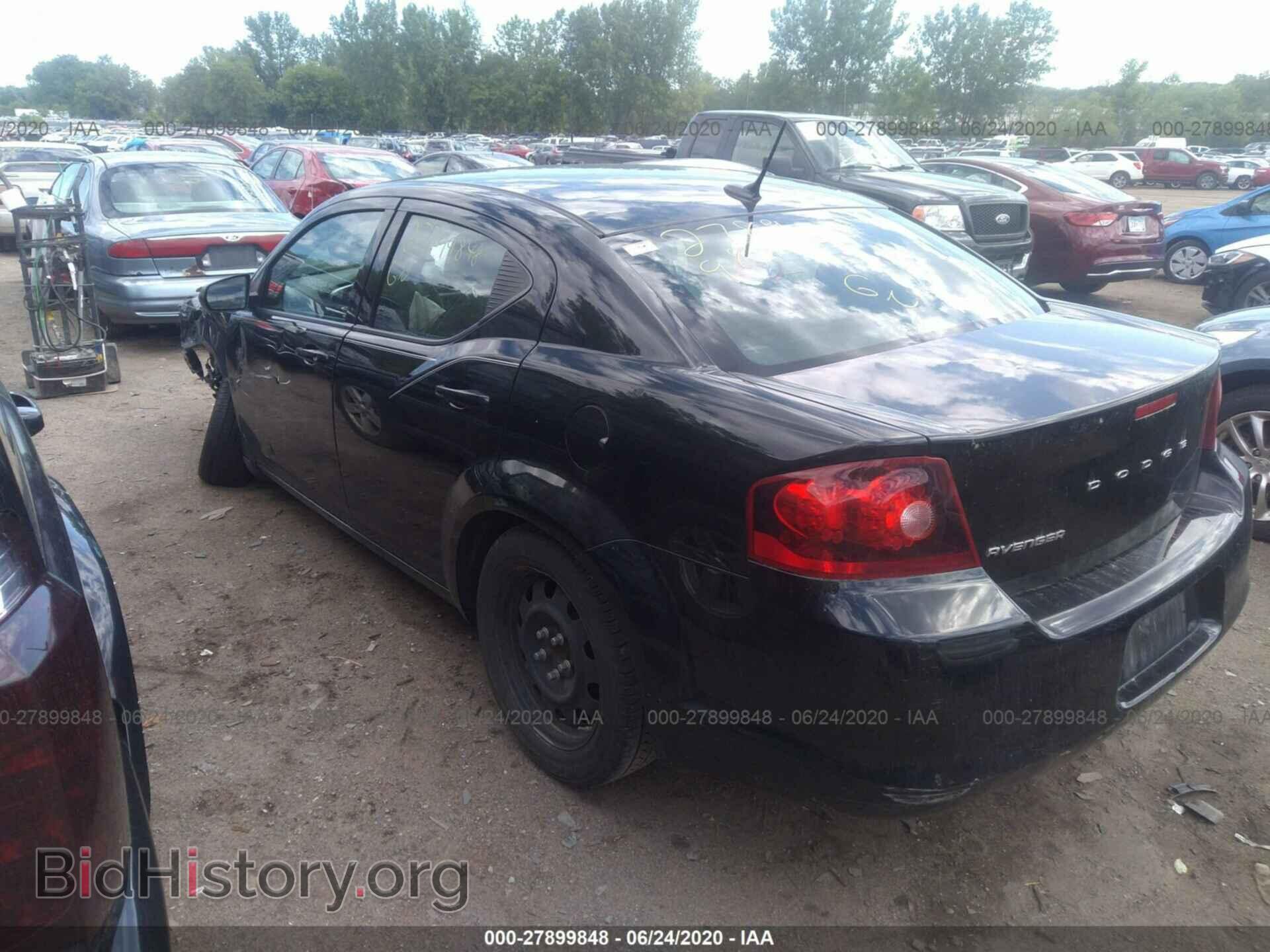 2013 DODGE AVENGER - VIN: 1C3CDZAG2DN748375 - Фото 3
