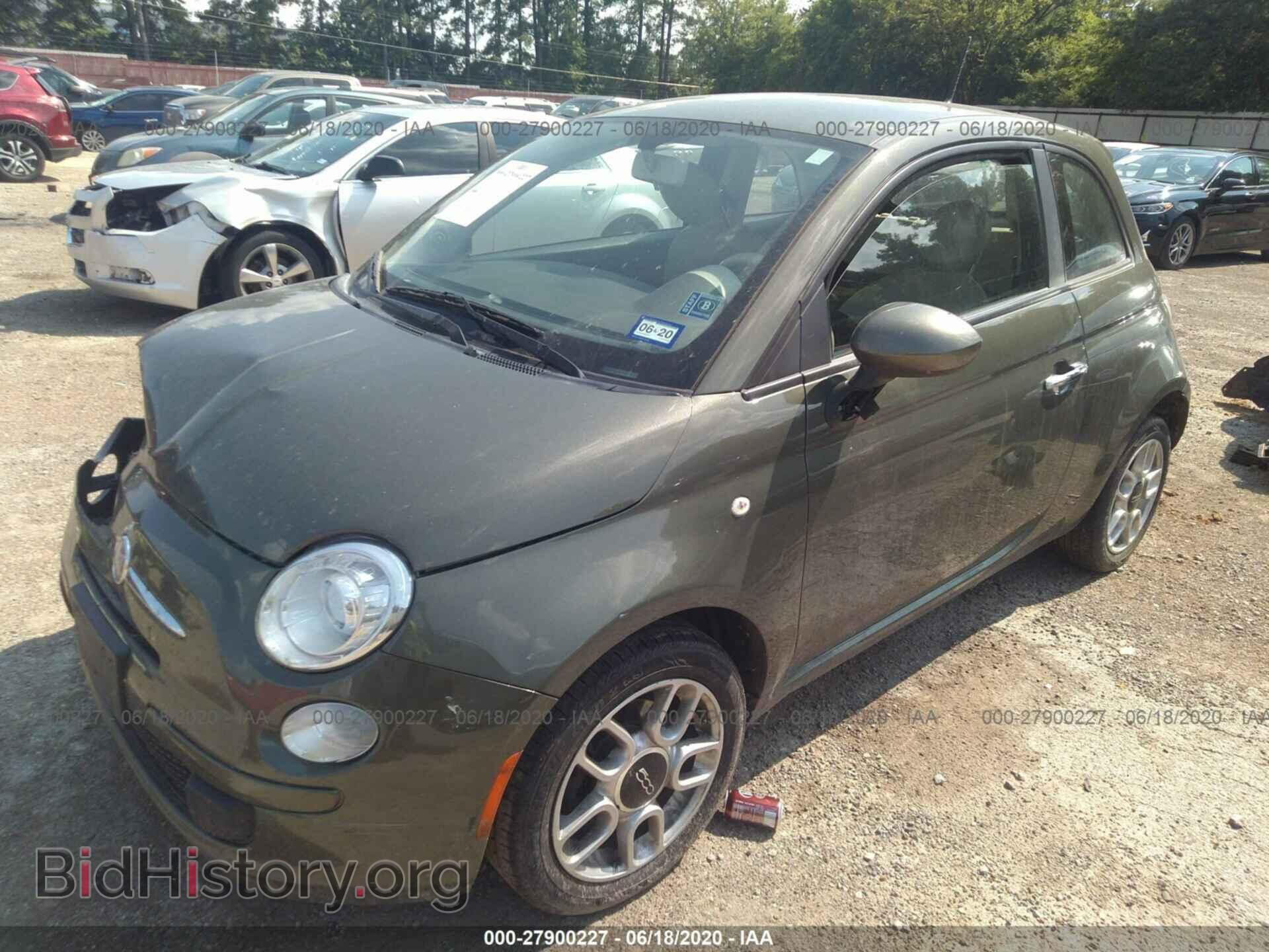 2013 FIAT 500 - VIN: 3C3CFFAR4DT572259 - Фото 2
