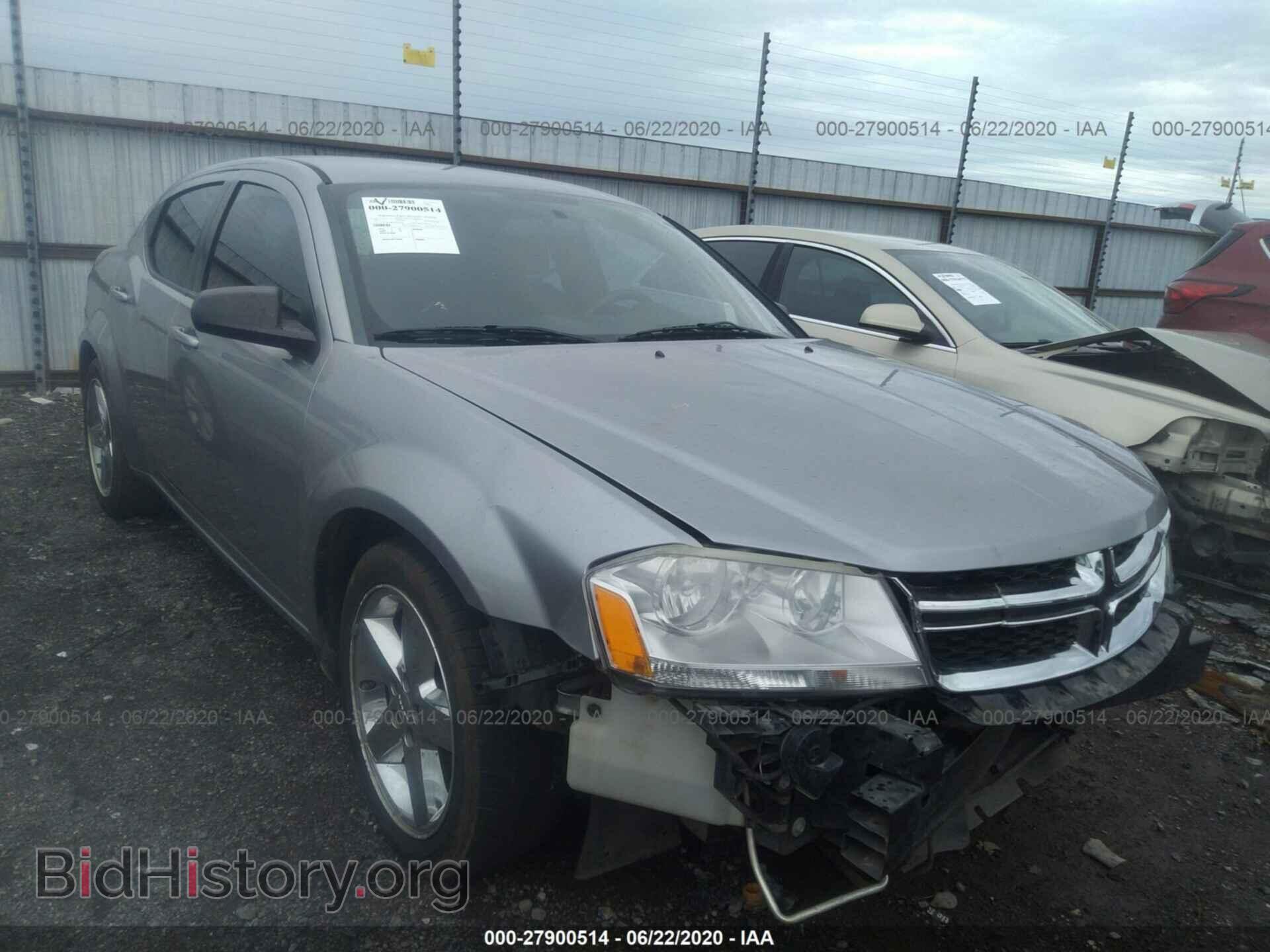 Фотография 1C3CDZAB8DN563820 - DODGE AVENGER 2013