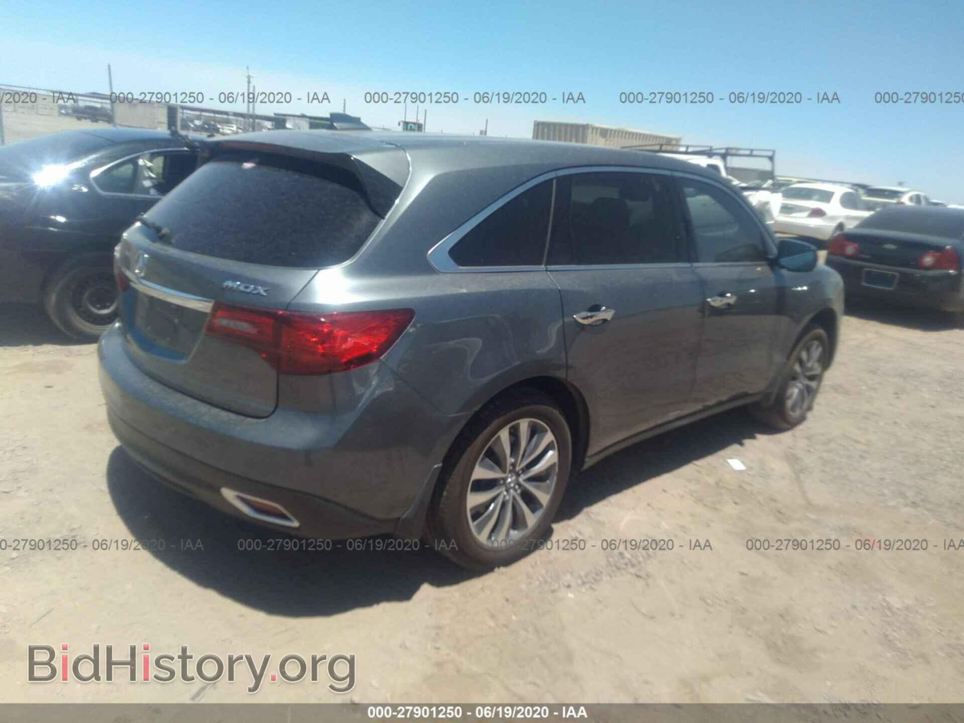 2014 ACURA MDX - VIN: 5FRYD3H64EB016307 - Фото 4