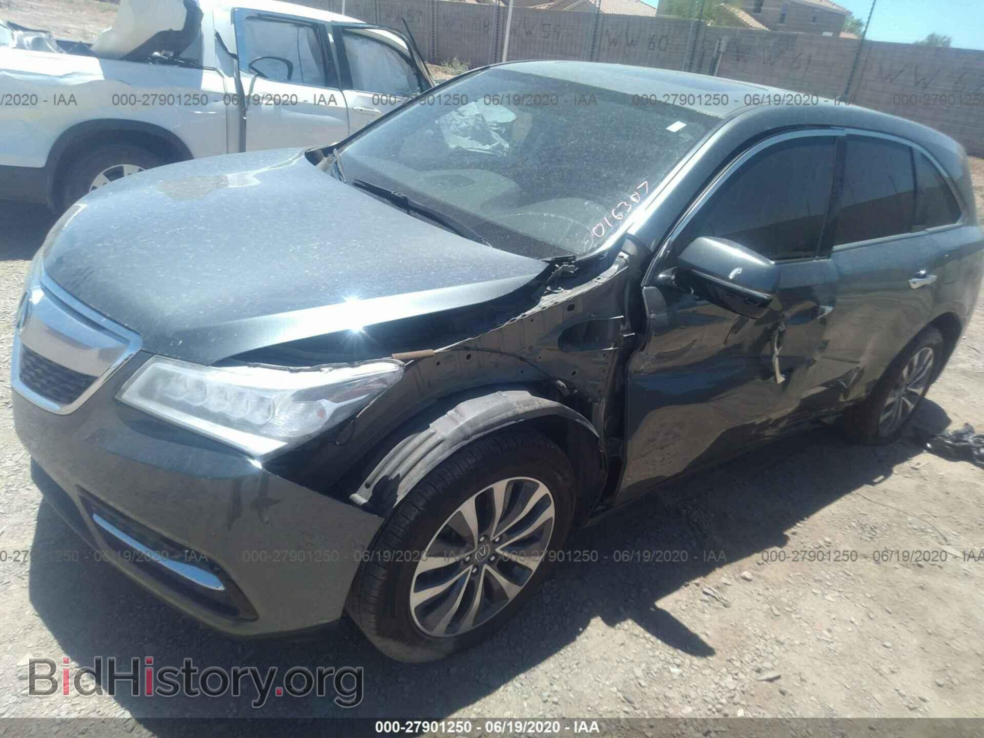 2014 ACURA MDX - VIN: 5FRYD3H64EB016307 - Фото 6