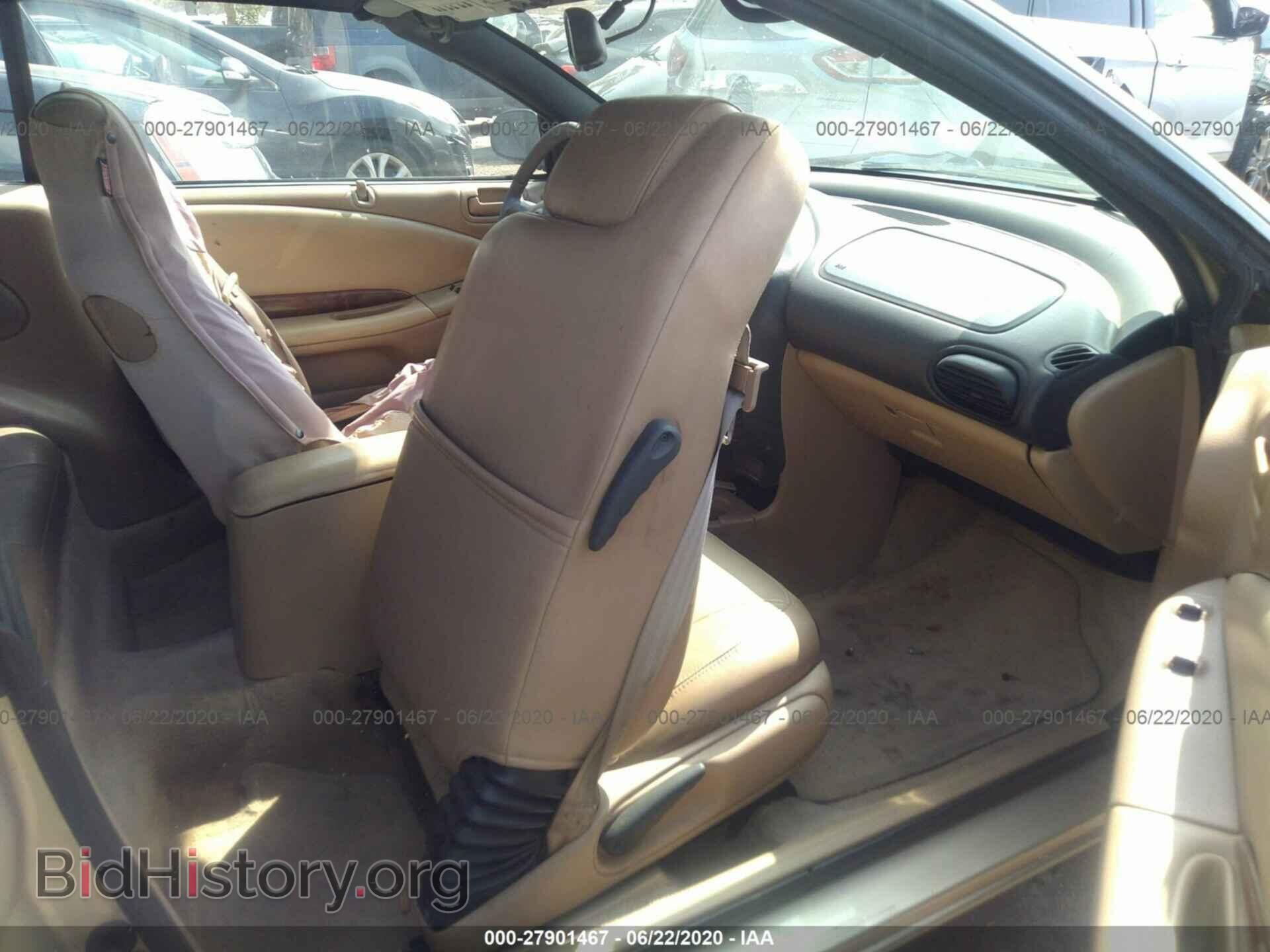 2000 CHRYSLER SEBRING - VIN: 3C3EL55H2YT211082 - Фото 5