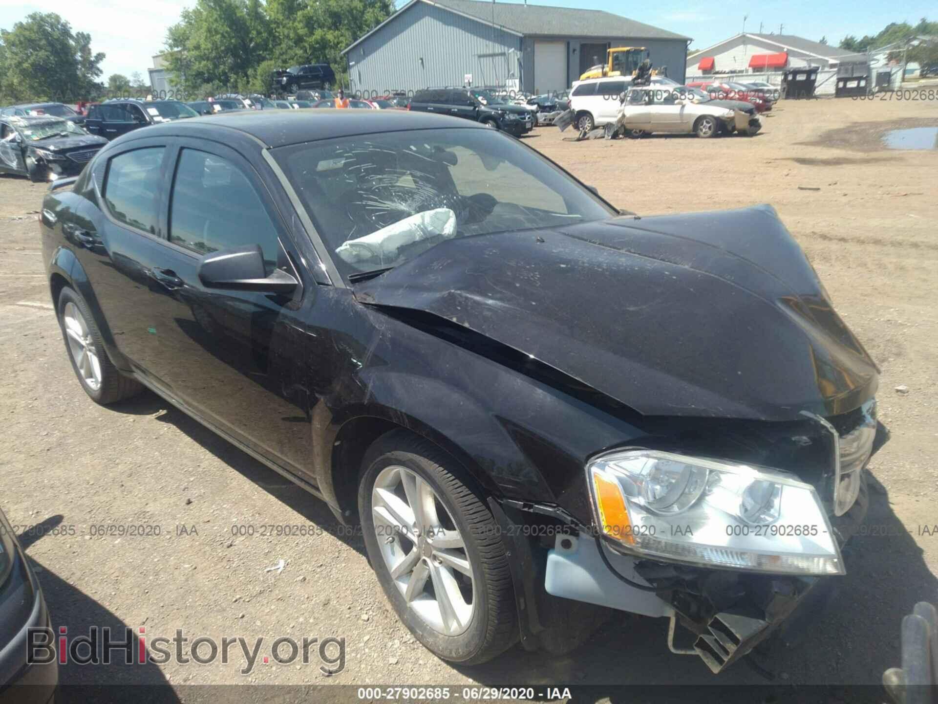 Фотография 1C3CDZAG7DN717297 - DODGE AVENGER 2013