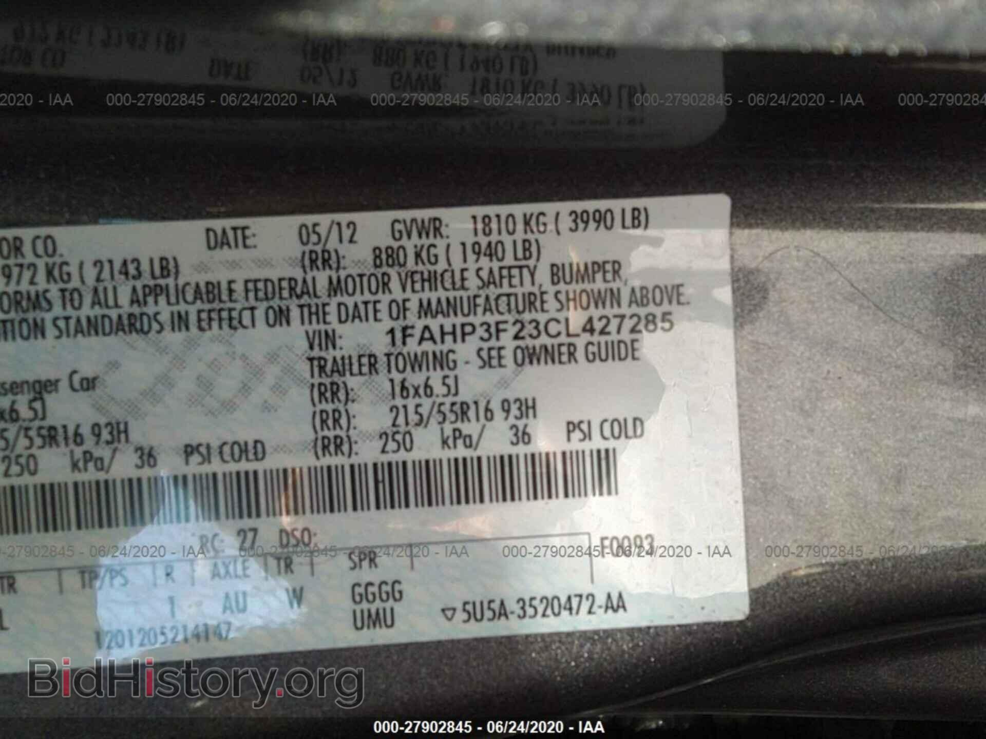 2012 FORD FOCUS - VIN: 1FAHP3F23CL427285 - Photo 9