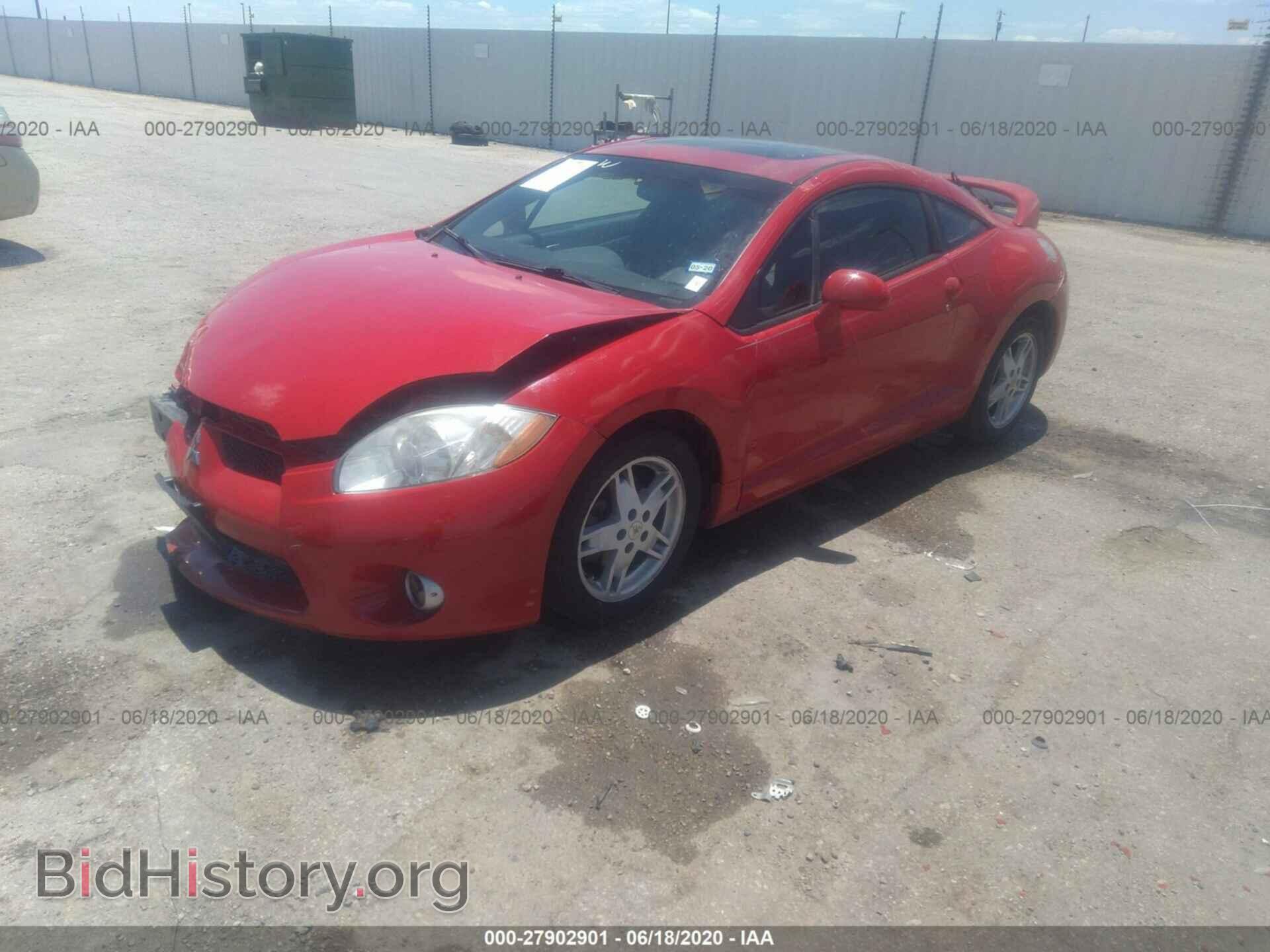 2007 MITSUBISHI ECLIPSE - VIN: 4A3AK24F87E002484 - Фото 2