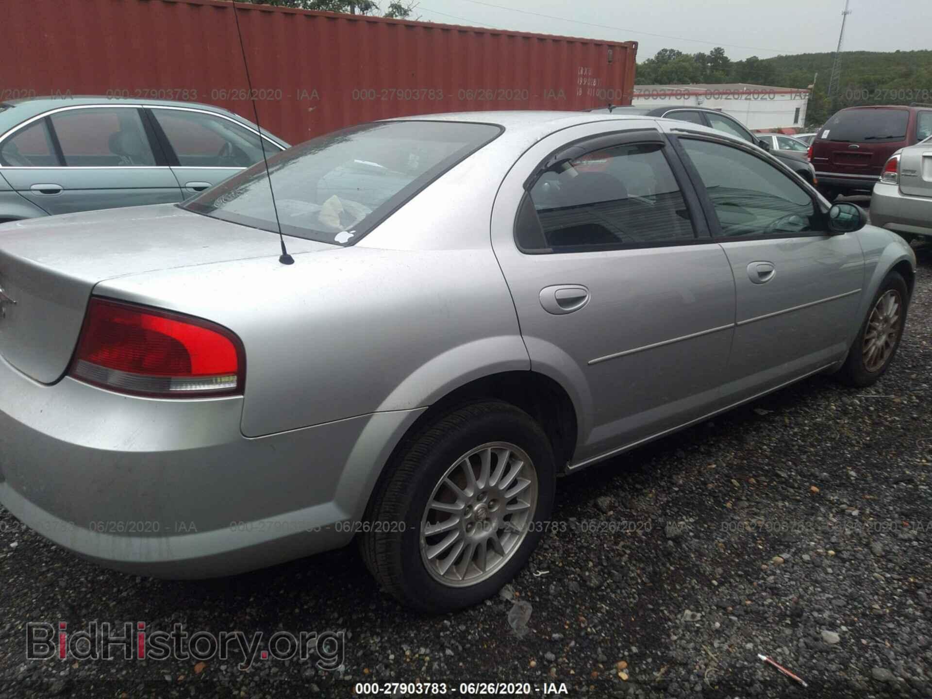 2005 CHRYSLER SEBRING - VIN: 1C3EL46X05N537264 - Фото 4