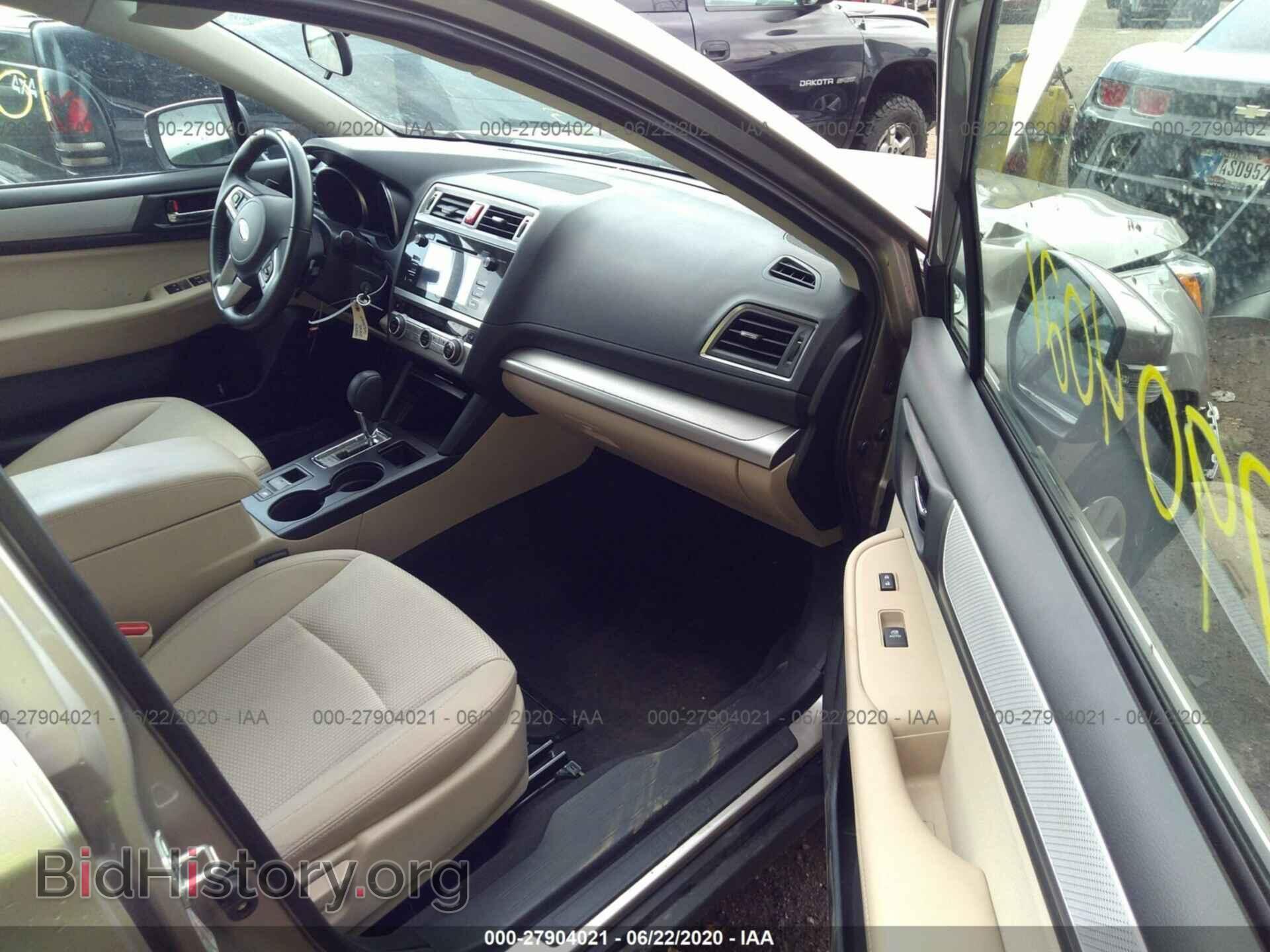 2016 SUBARU OUTBACK - VIN: 4S4BSAFC3G3249570 - Фото 5