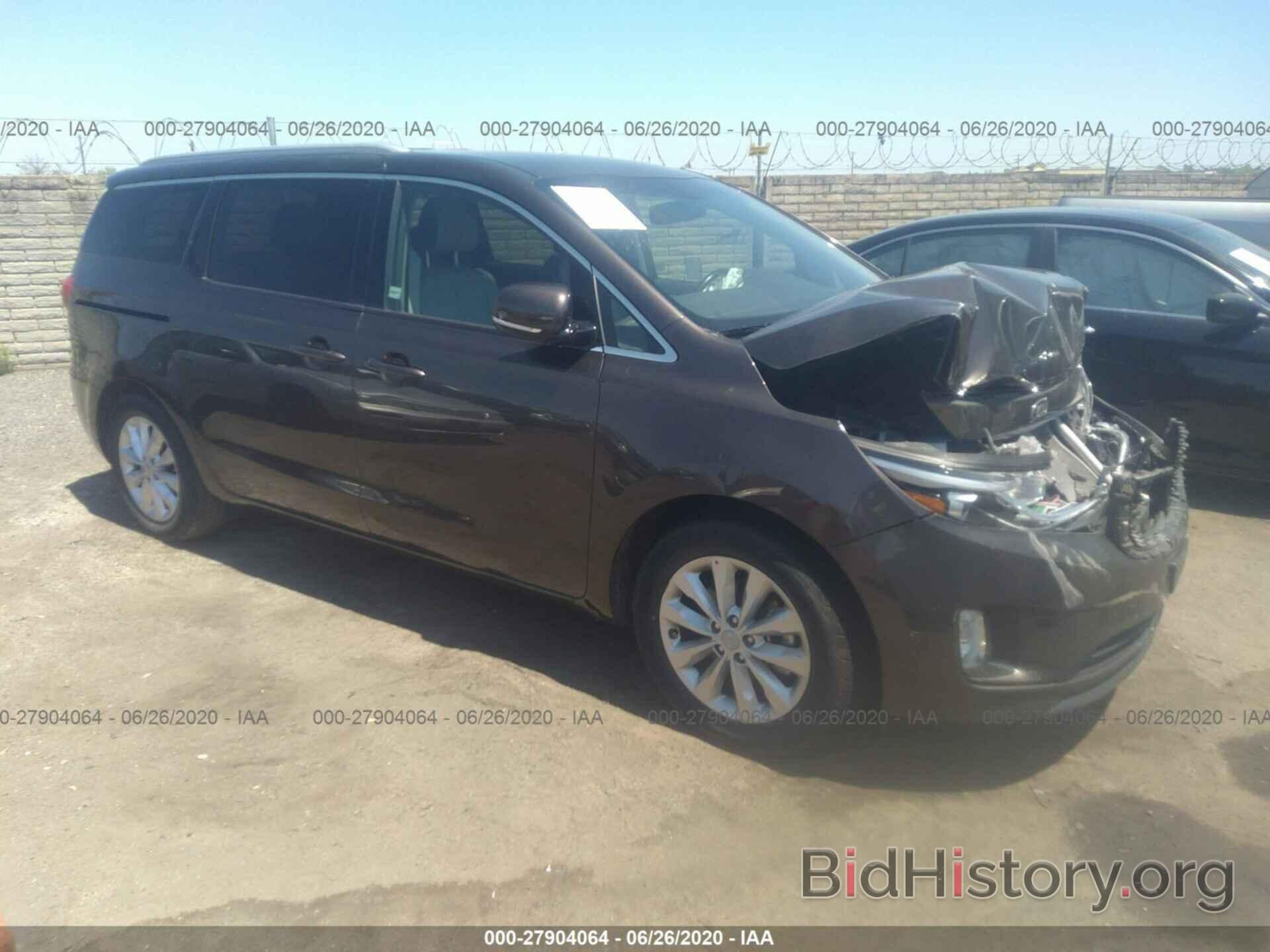 Photo KNDMC5C17G6137471 - KIA SEDONA 2016