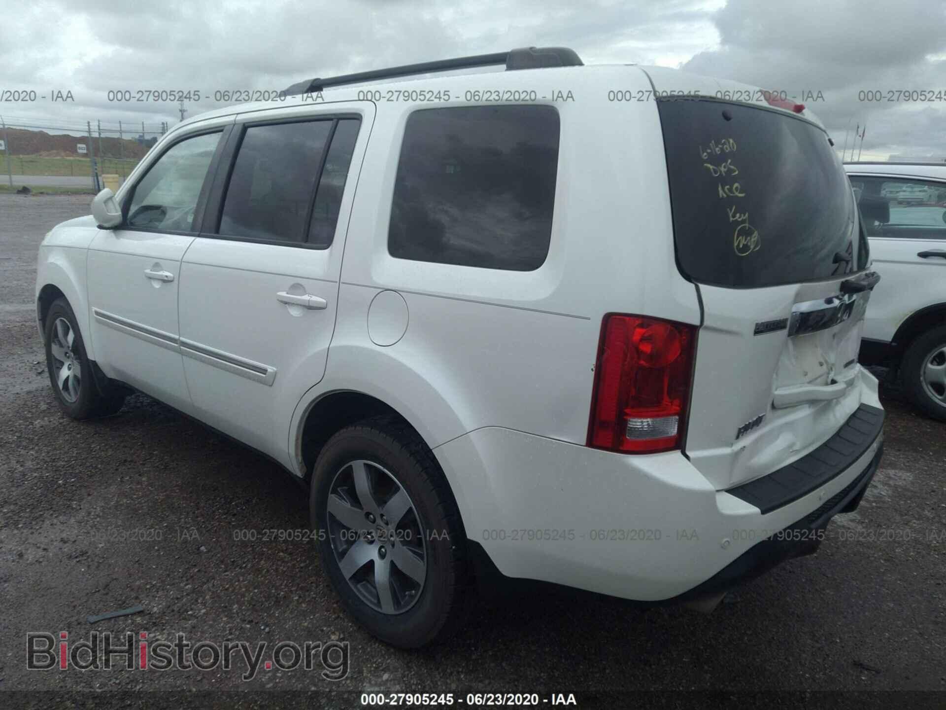 2012 HONDA PILOT - VIN: 5FNYF3H92CB016535 - Фото 3