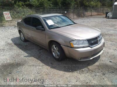 2009 Dodge AVENGER SXT/R/T, gold — VIN , IAAI