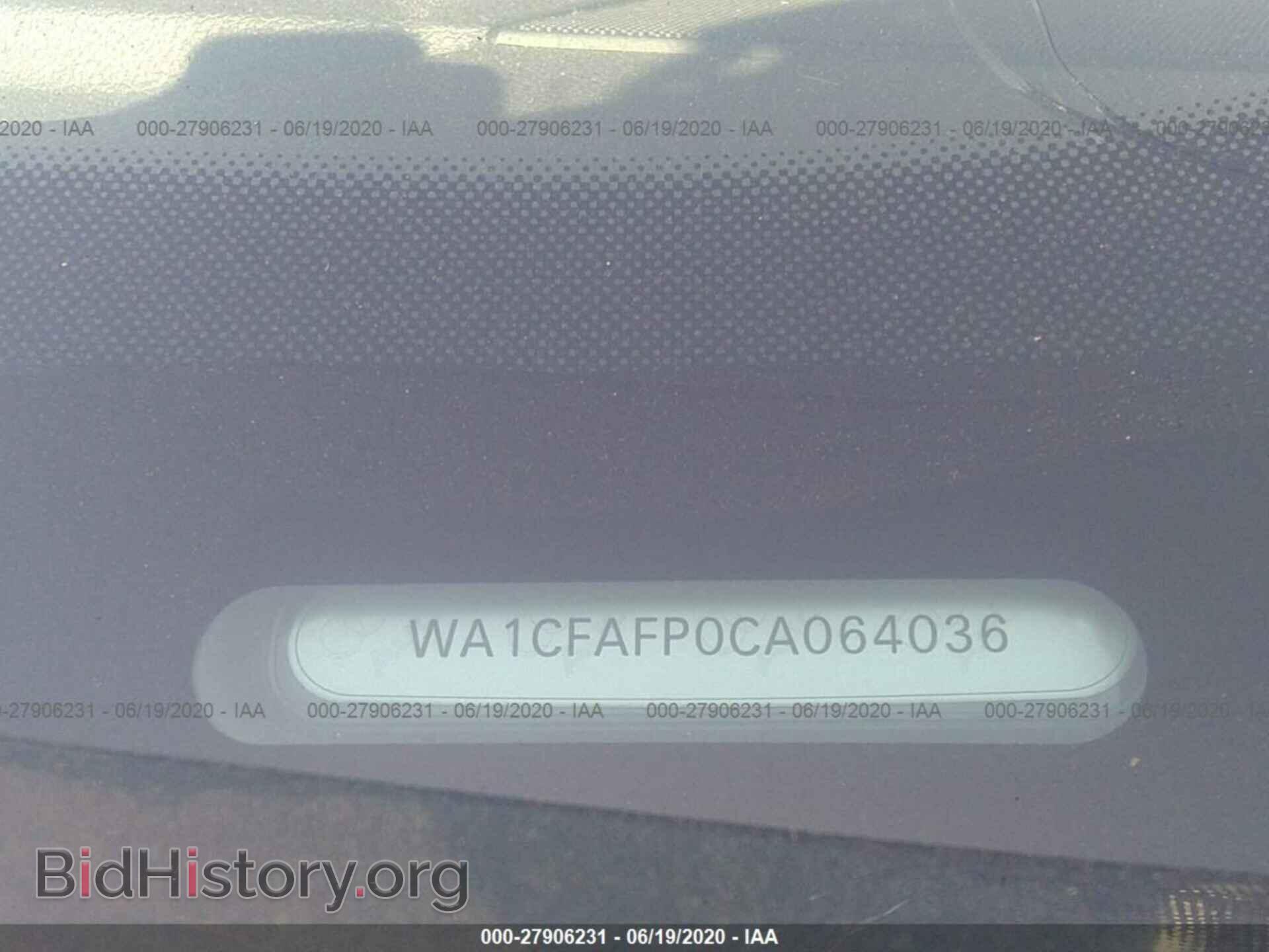 2012 AUDI Q5 - VIN: WA1CFAFP0CA064036 - Фото 6