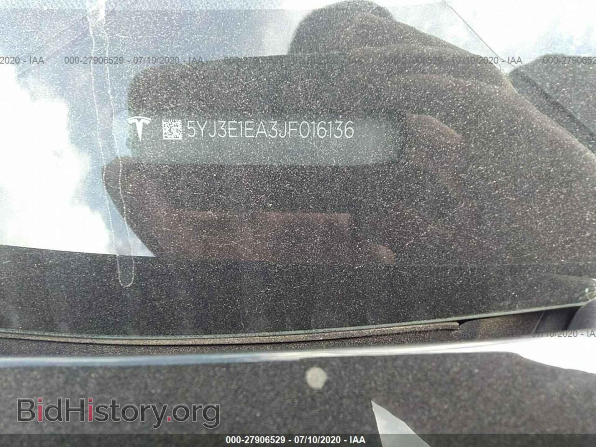 2018 TESLA MODEL 3 - VIN: 5YJ3E1EA3JF016136 - Фото 9