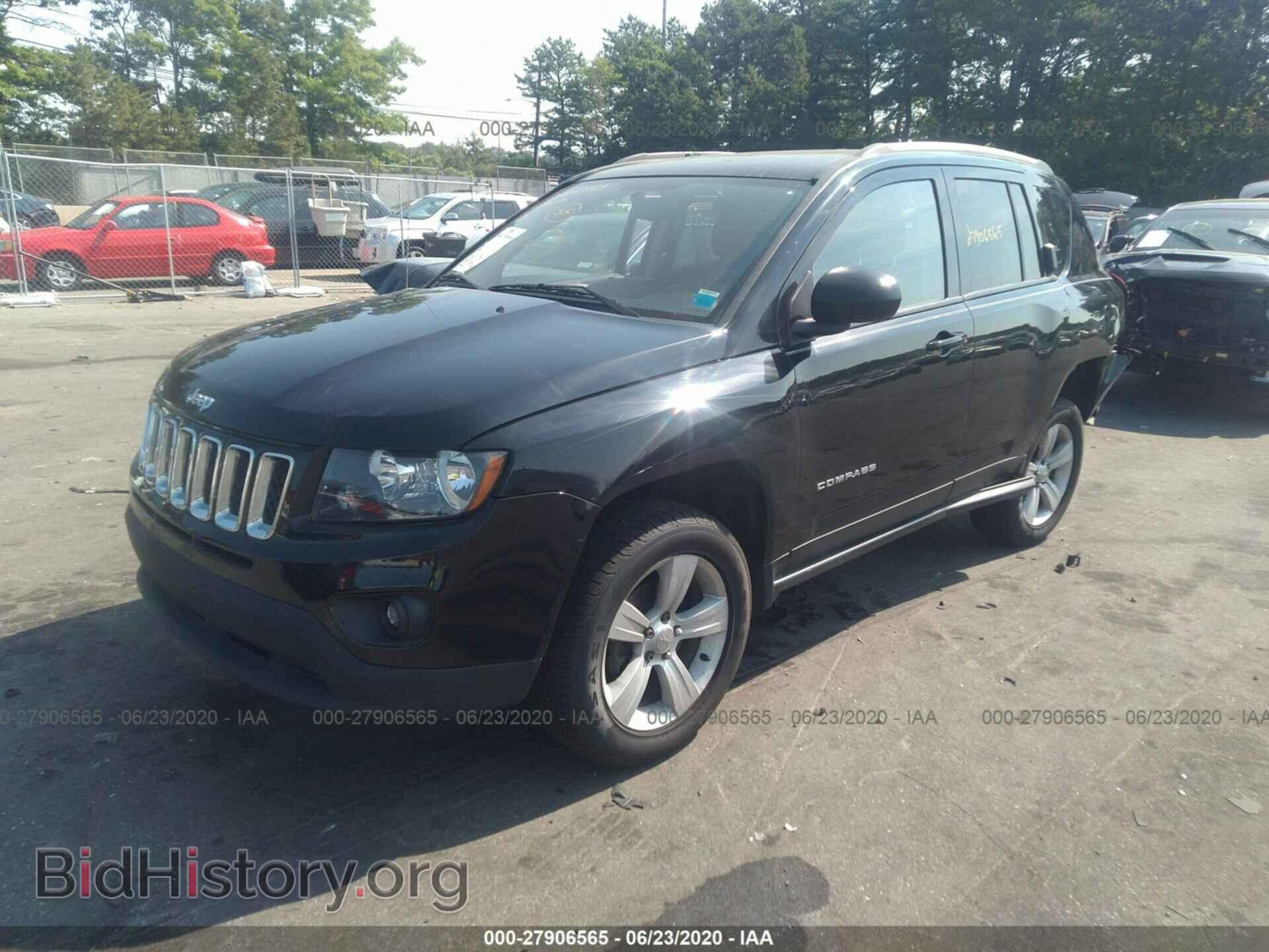 2016 JEEP COMPASS - VIN: 1C4NJDBB8GD638363 - Фото 2