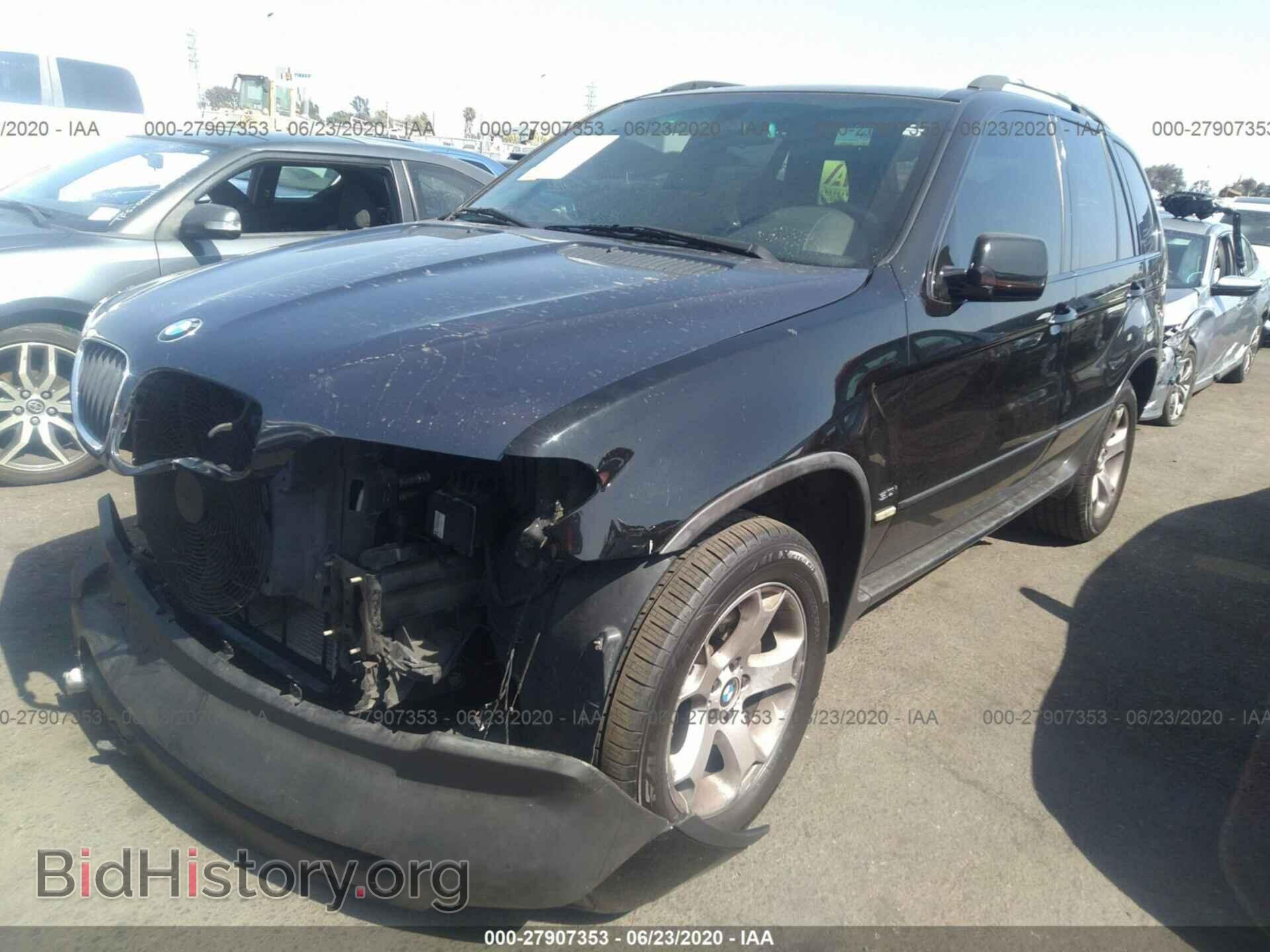 2005 BMW X5 - VIN: 5UXFA13585LY16043 - Фото 2