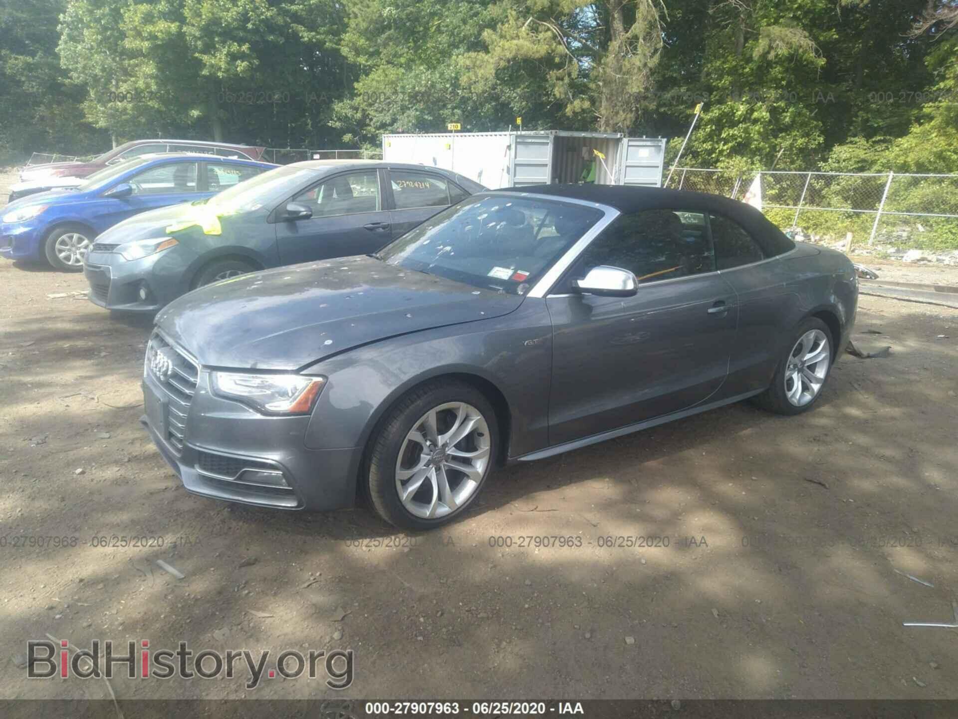 2014 AUDI S5 - VIN: WAUCGAFH7EN000368 - Фото 2