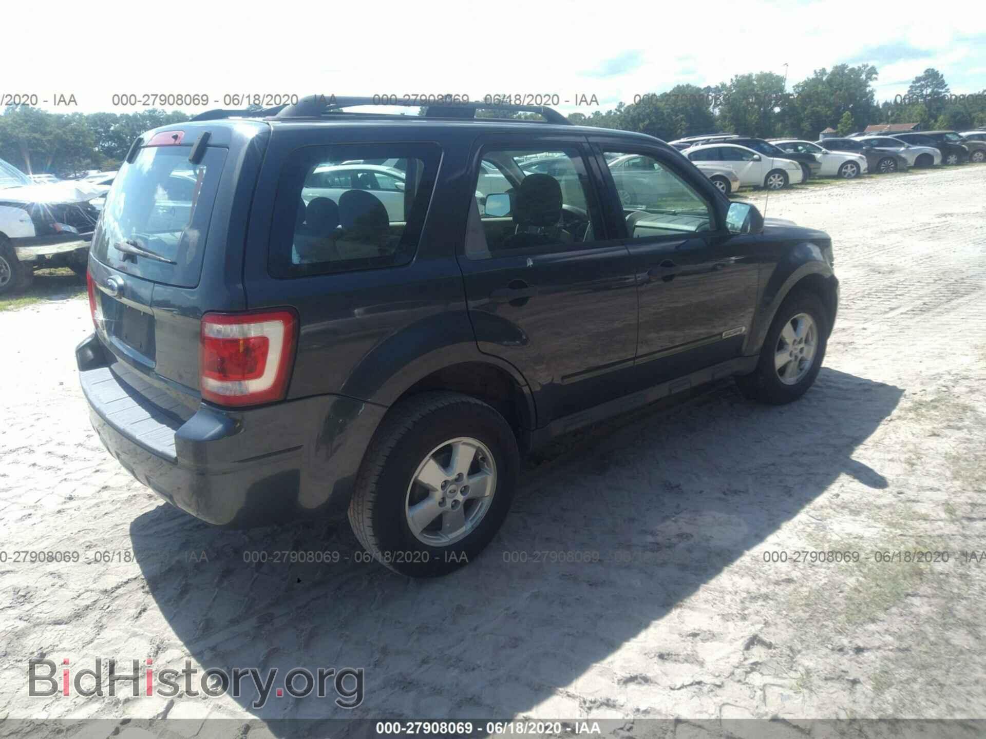 2008 FORD ESCAPE - VIN: 1FMCU02Z08KE21855 - Фото 4