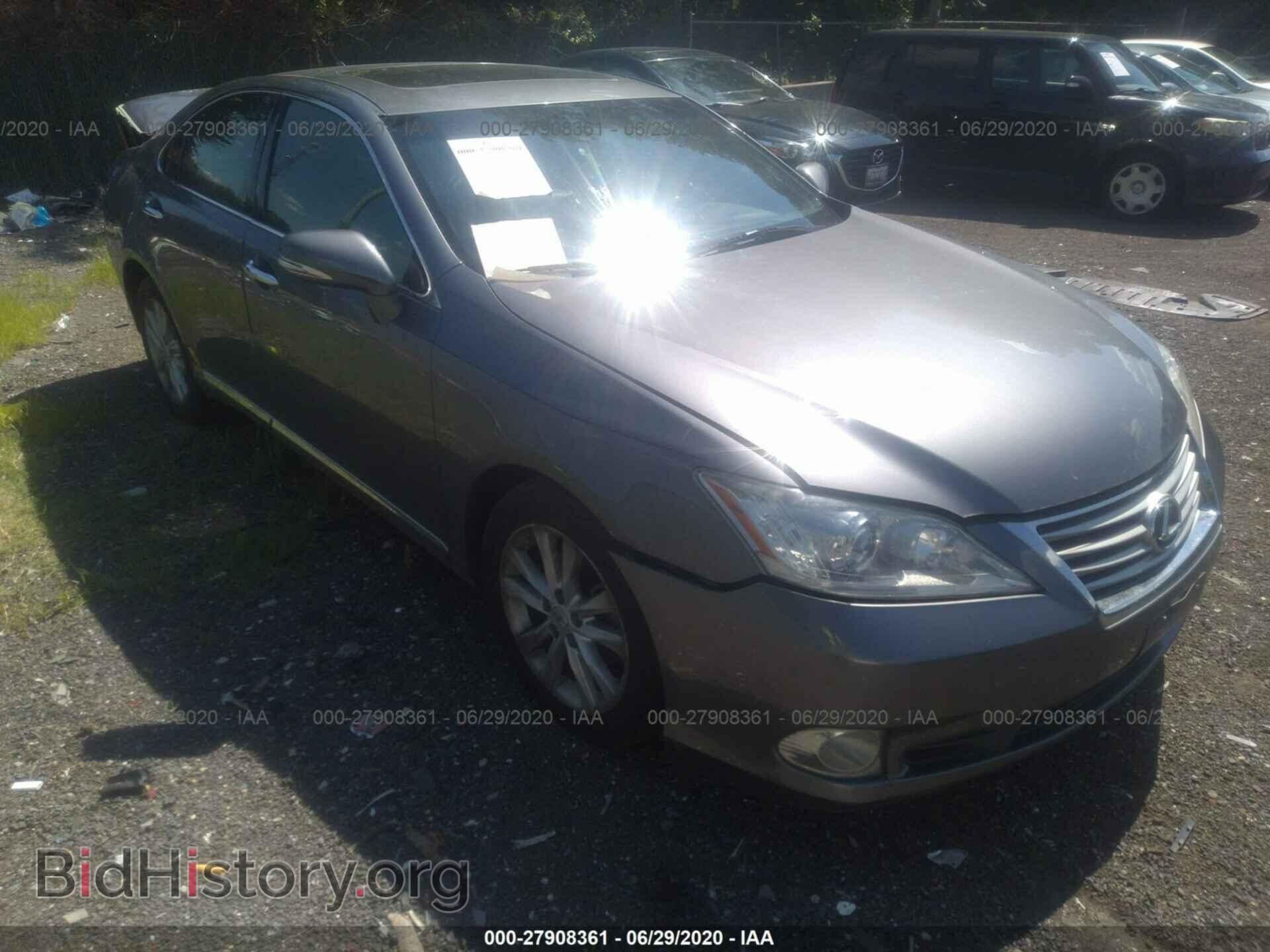 Photo JTHBK1EG3C2482095 - LEXUS ES 350 2012