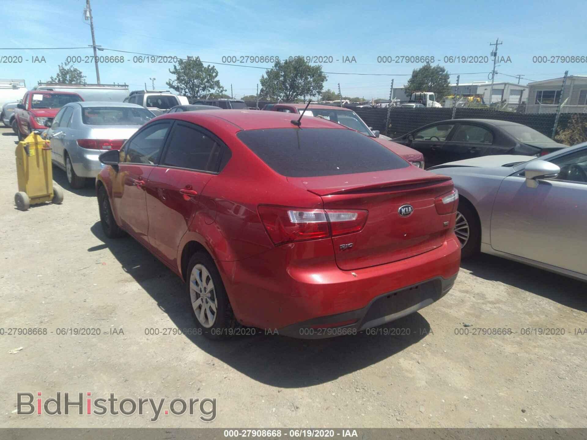 2013 KIA RIO - VIN: KNADM4A34D6146875 - Фото 3