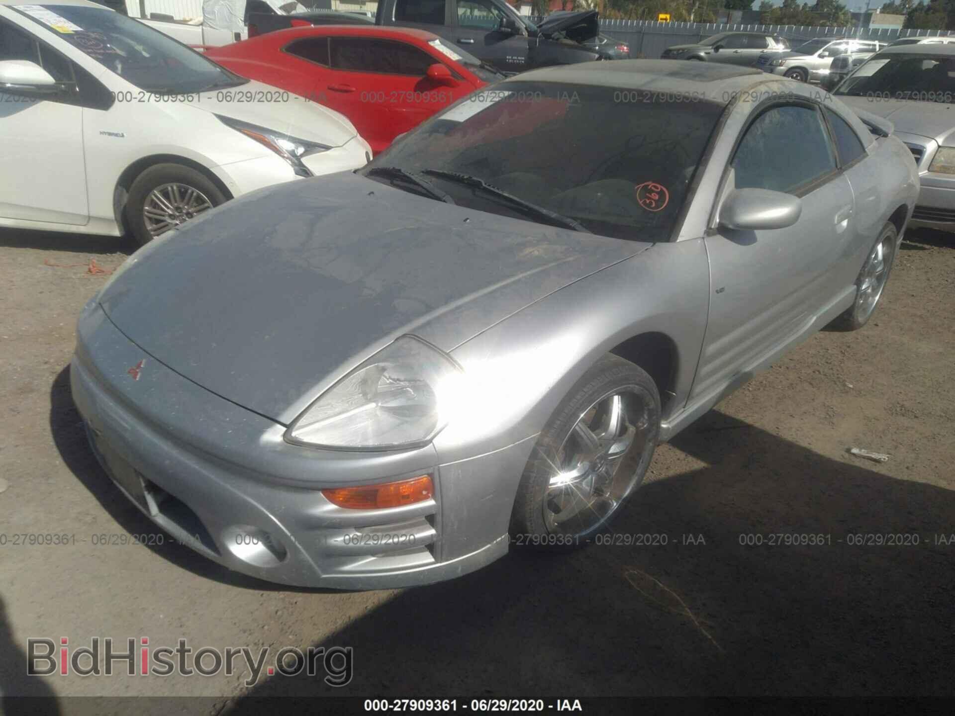2003 MITSUBISHI ECLIPSE - VIN: 4A3AC74H73E011764 - Фото 2