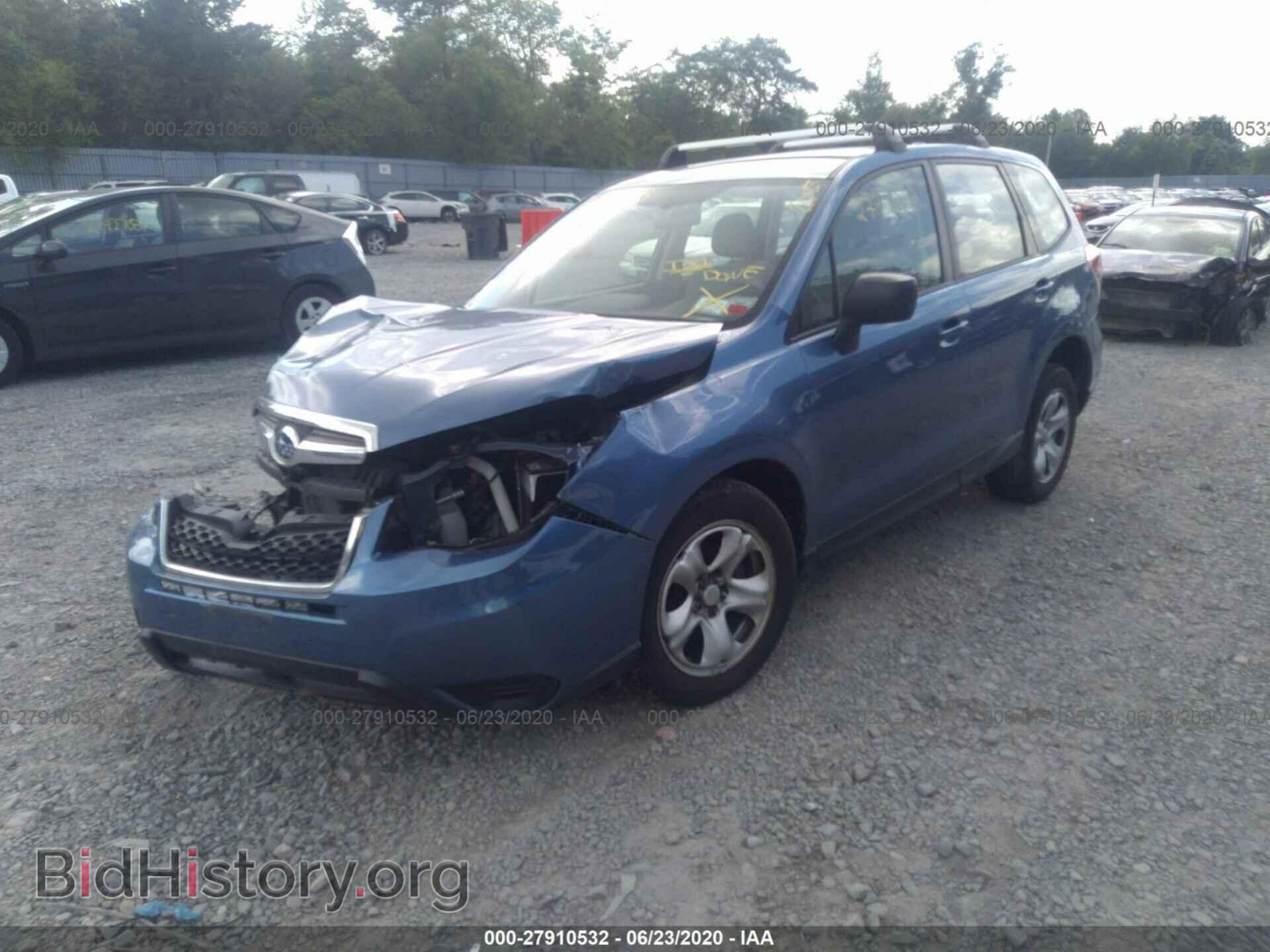 2016 SUBARU FORESTER - VIN: JF2SJAAC9GH535684 - Фото 2