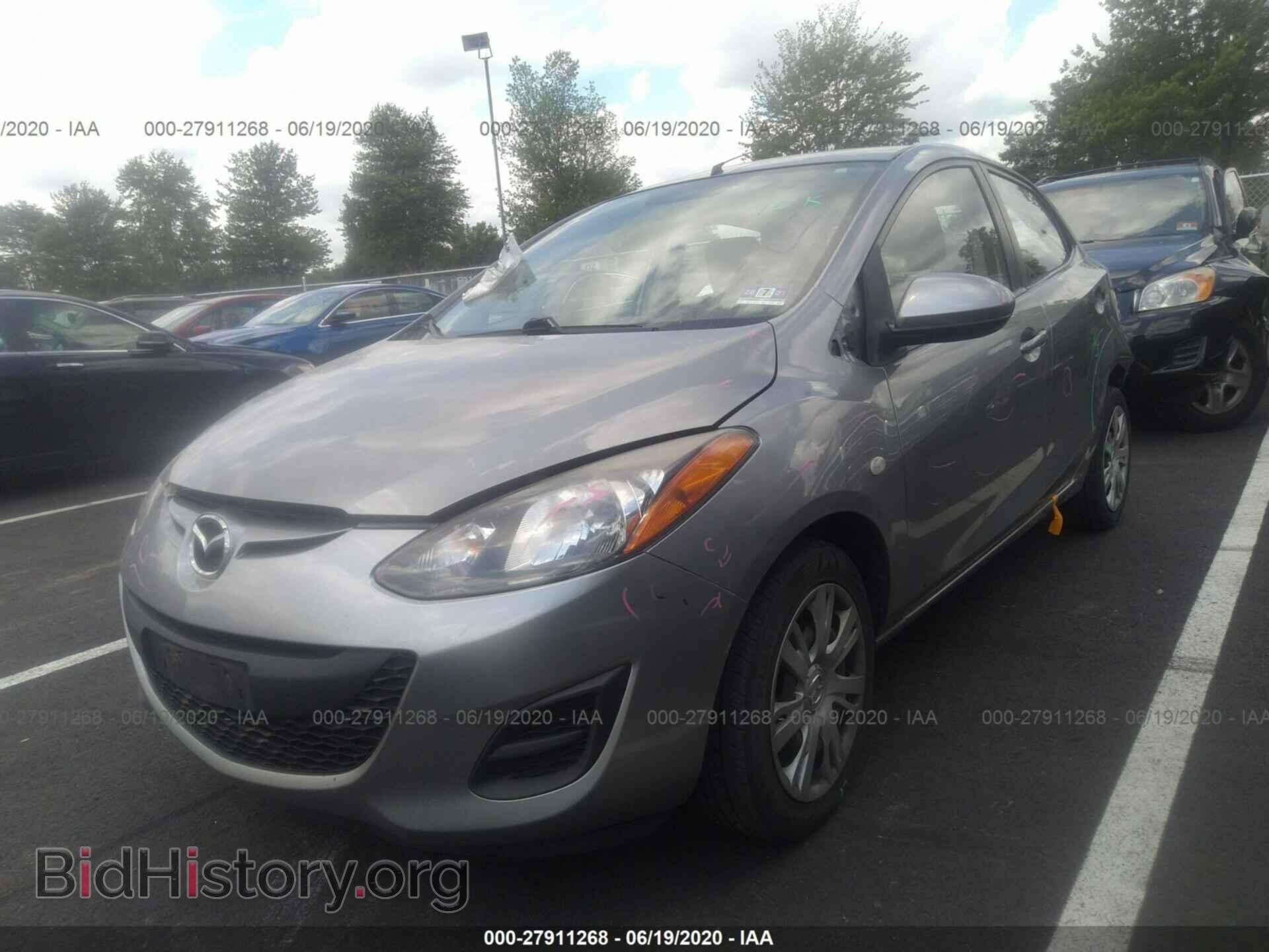 2014 MAZDA MAZDA2 - VIN: JM1DE1KY9E0175379 - Фото 2