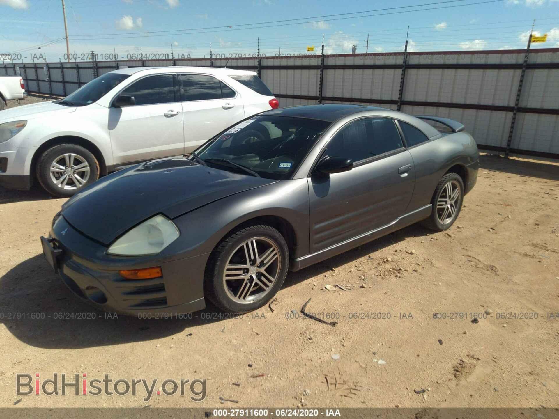 2003 MITSUBISHI ECLIPSE - VIN: 4A3AC74H63E173580 - Фото 2