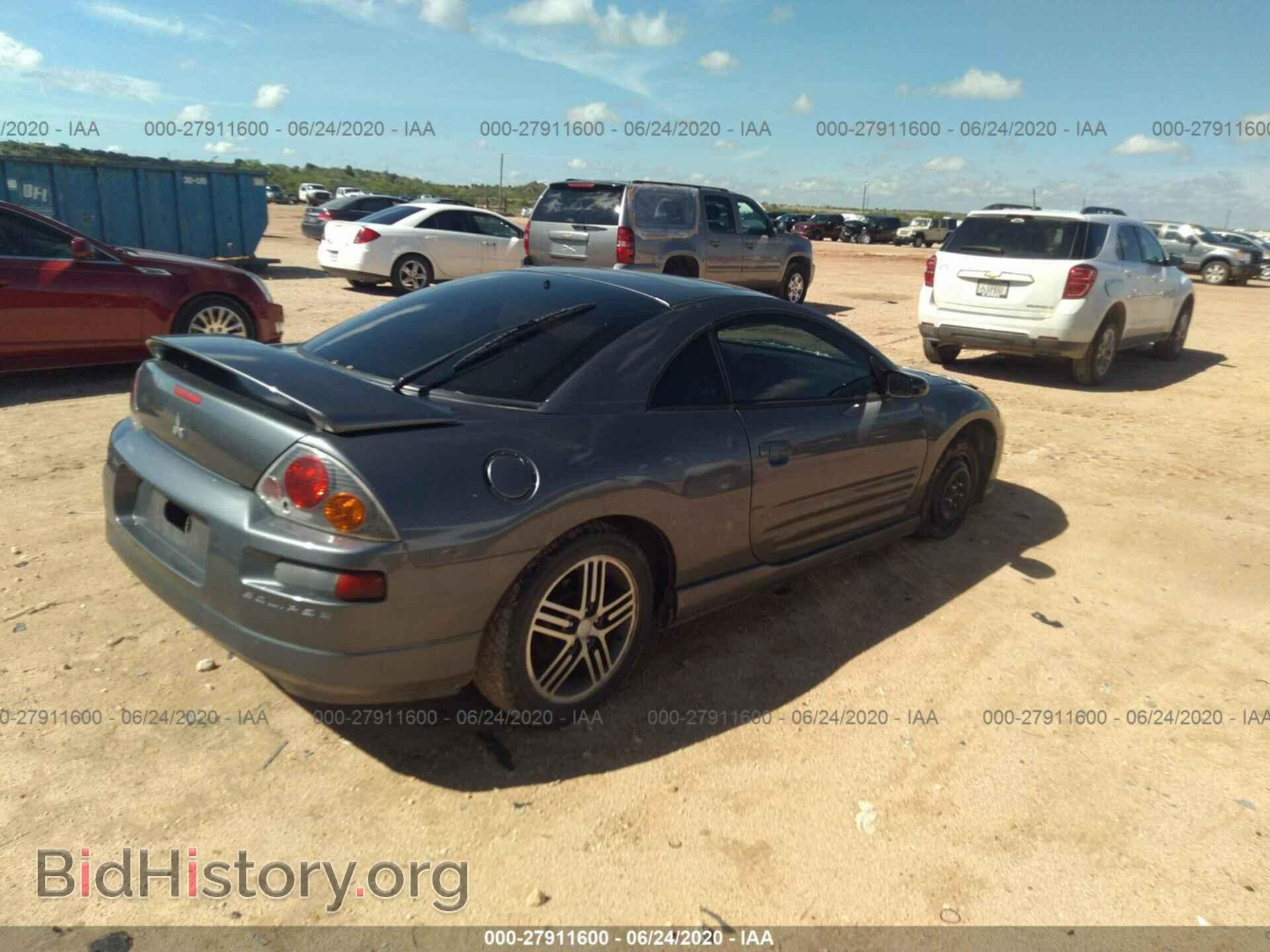 2003 MITSUBISHI ECLIPSE - VIN: 4A3AC74H63E173580 - Фото 4