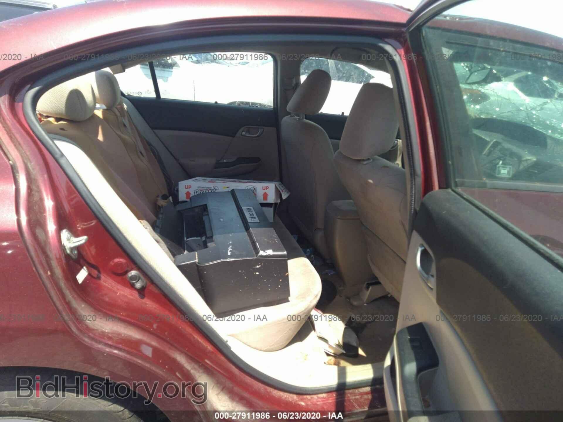 2012 HONDA CIVIC SDN - VIN: 2HGFB2F59CH596763 - Фото 8