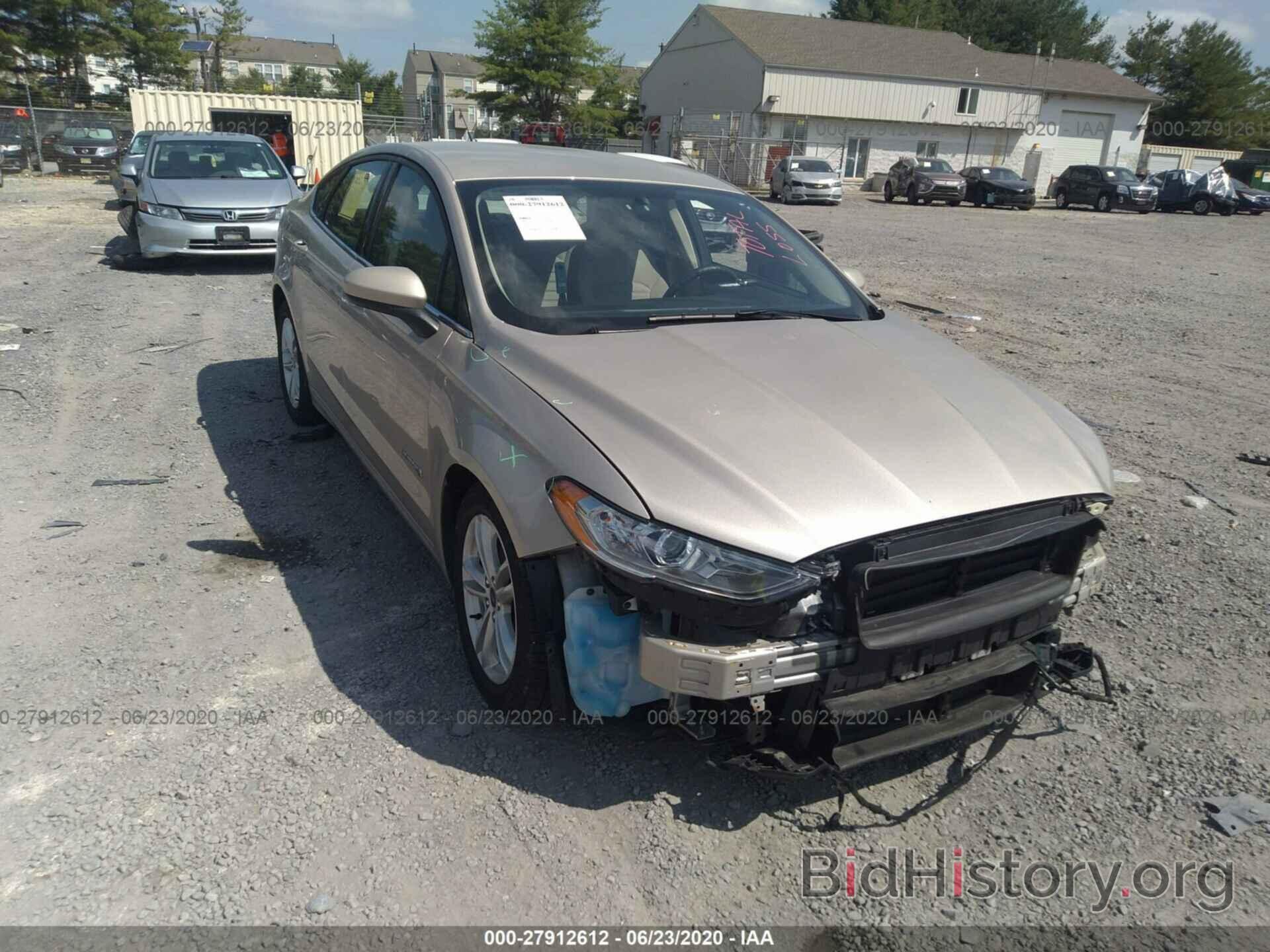 Photo 3FA6P0LU4JR235626 - FORD FUSION HYBRID 2018