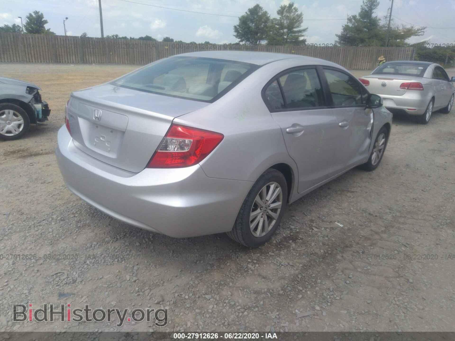 2012 HONDA CIVIC - VIN: 2HGFB2F83CH312554 - Фото 4