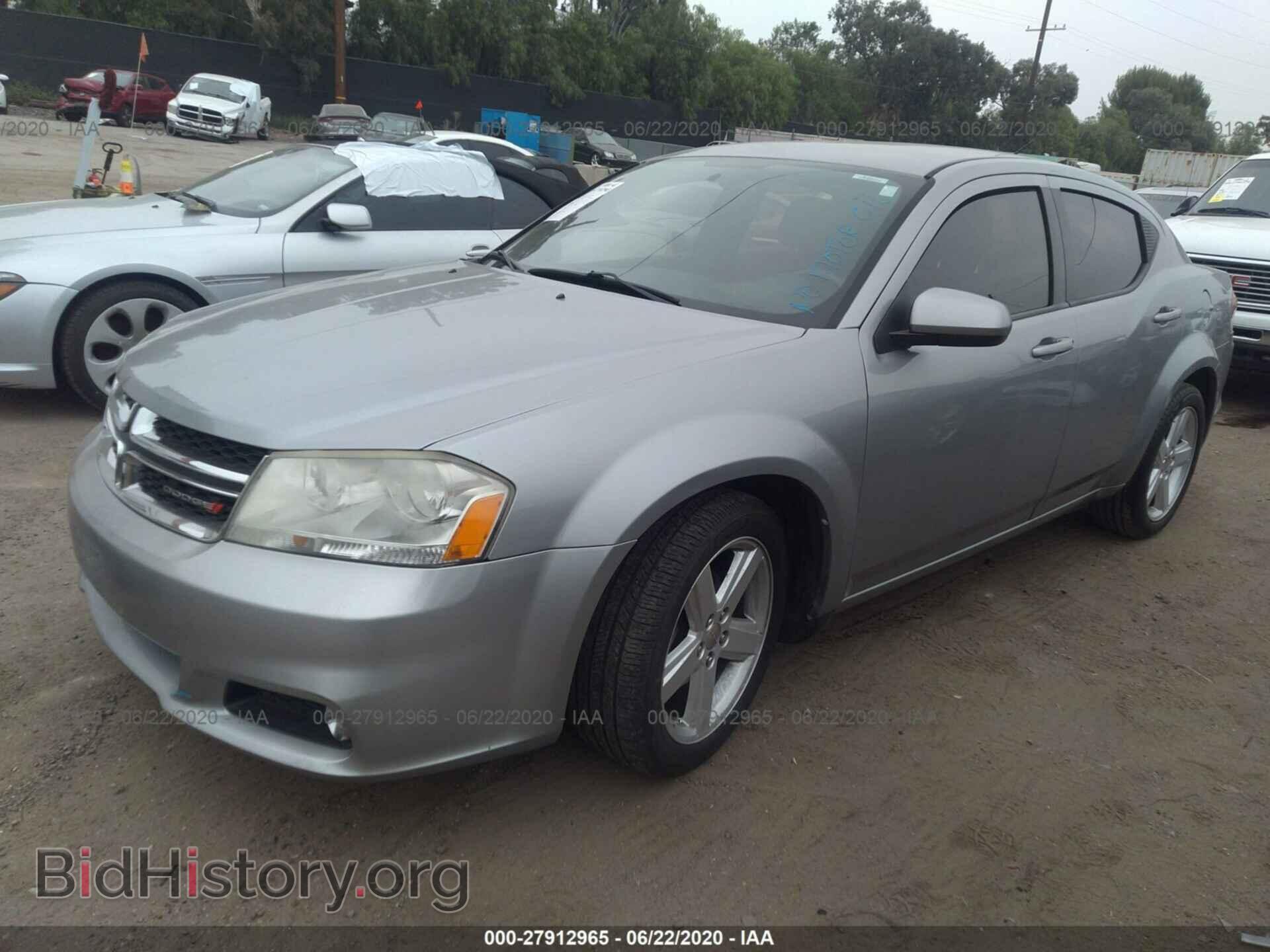 2013 DODGE AVENGER - VIN: 1C3CDZCB5DN662706 - Фото 2