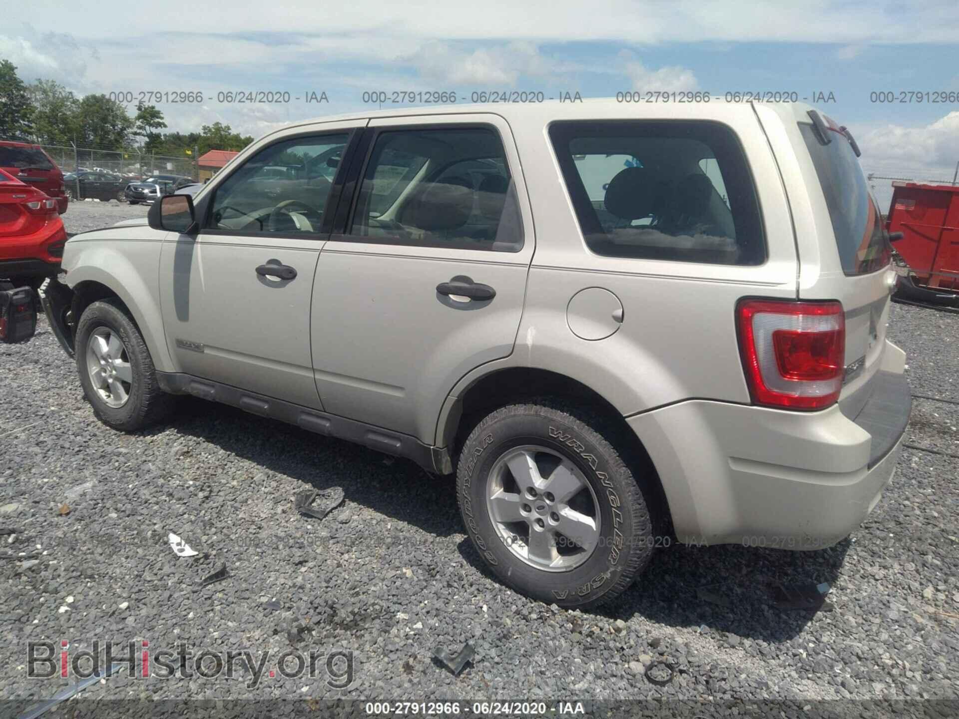 2008 FORD ESCAPE - VIN: 1FMCU92Z18KD76249 - Фото 3