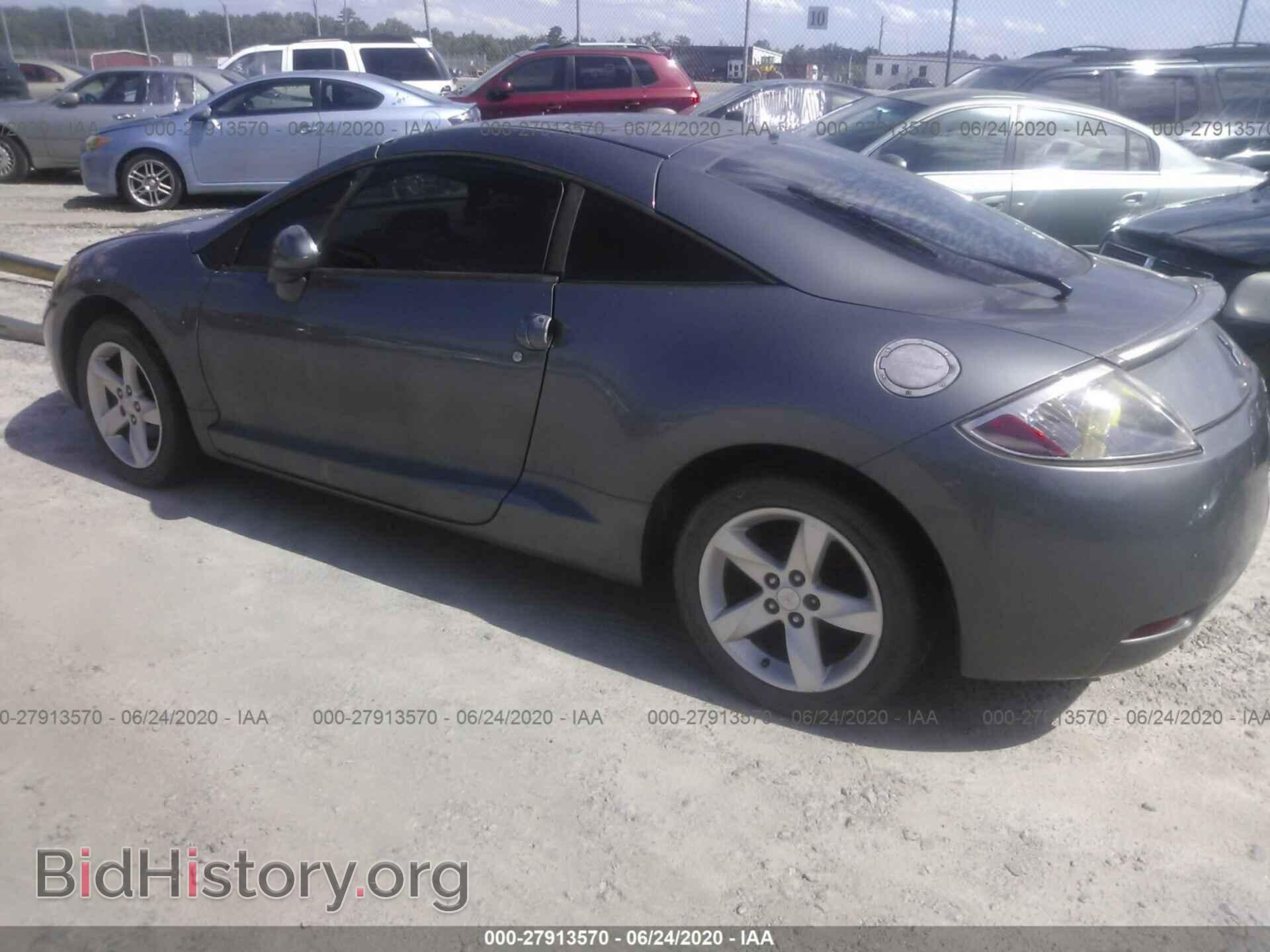 2006 MITSUBISHI ECLIPSE - VIN: 4A3AK24F26E054322 - Фото 3