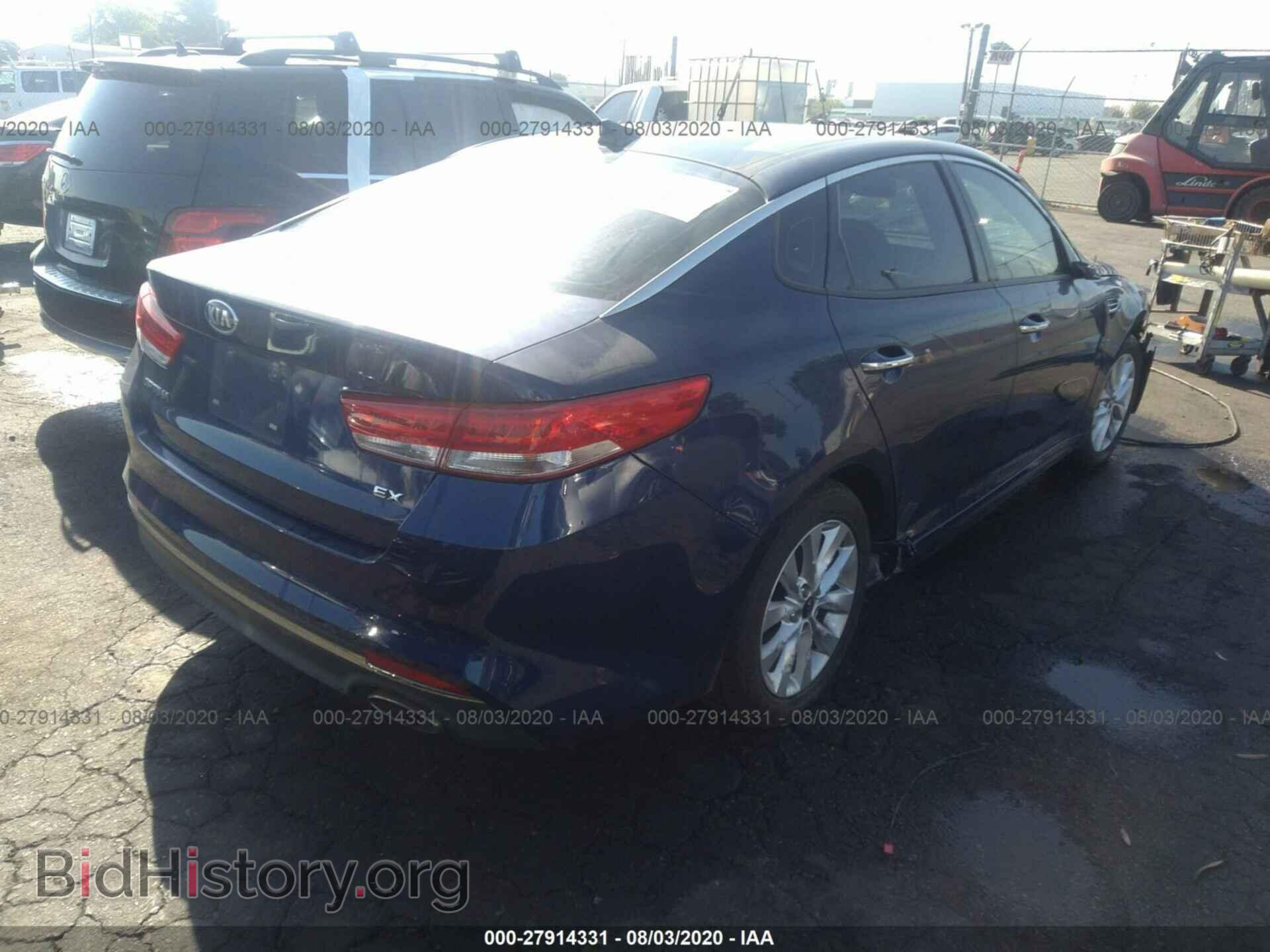 2016 KIA OPTIMA - VIN: 5XXGU4L31GG005247 - Фото 4