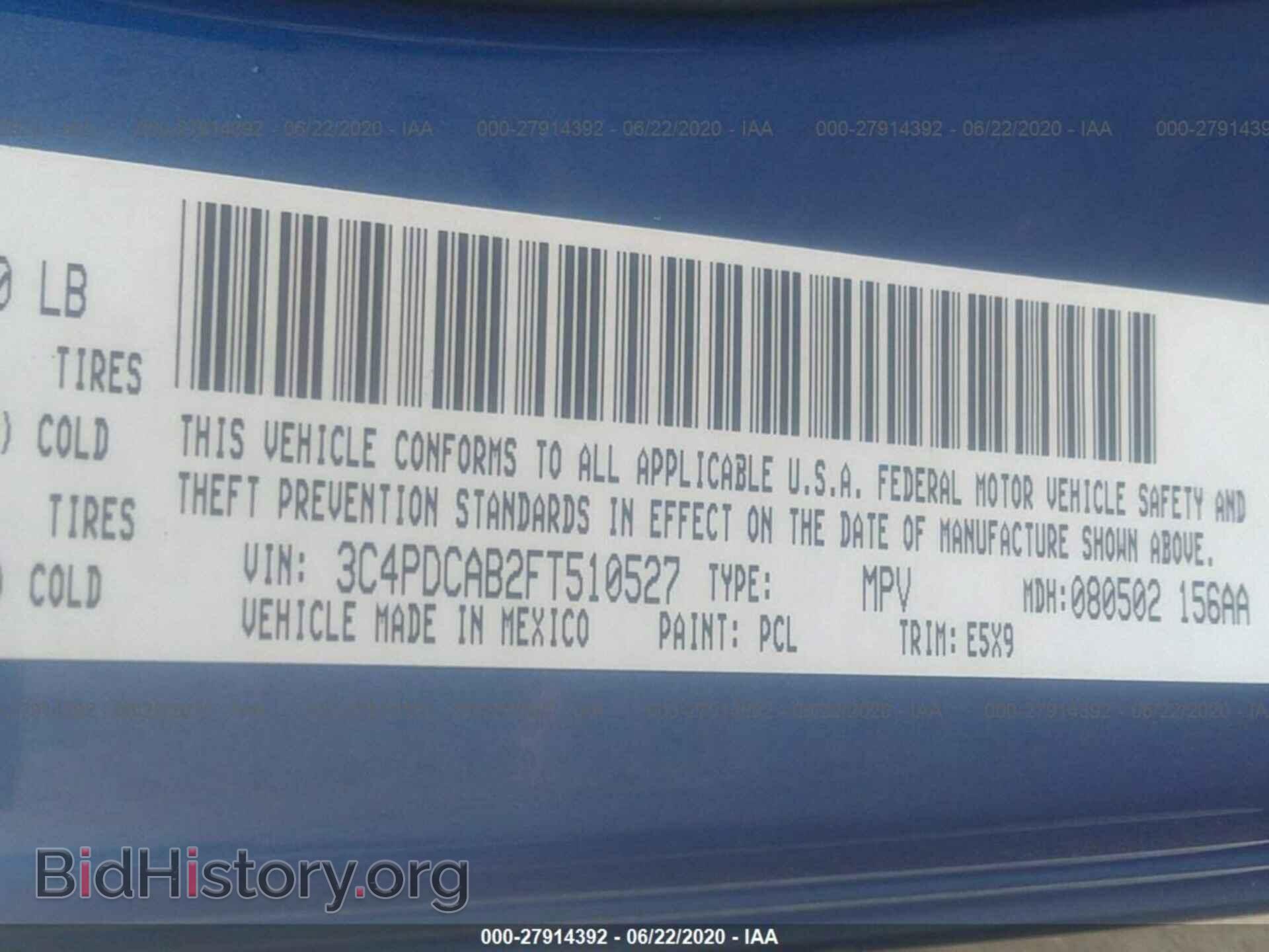 2015 DODGE JOURNEY - VIN: 3C4PDCAB2FT510527 - Photo 9
