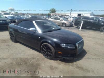 2007 Audi S4 Quattro Cabriolet, black — VIN , IAAI