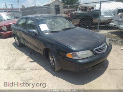 2002 Mazda 626 LX, green — VIN , IAAI
