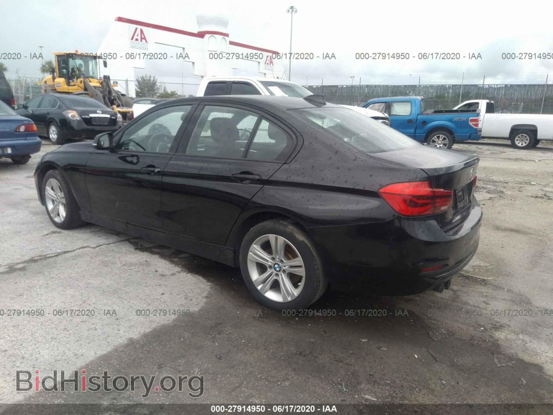 2016 BMW 328 - VIN: WBA8E9G5XGNT44200 - Фото 3
