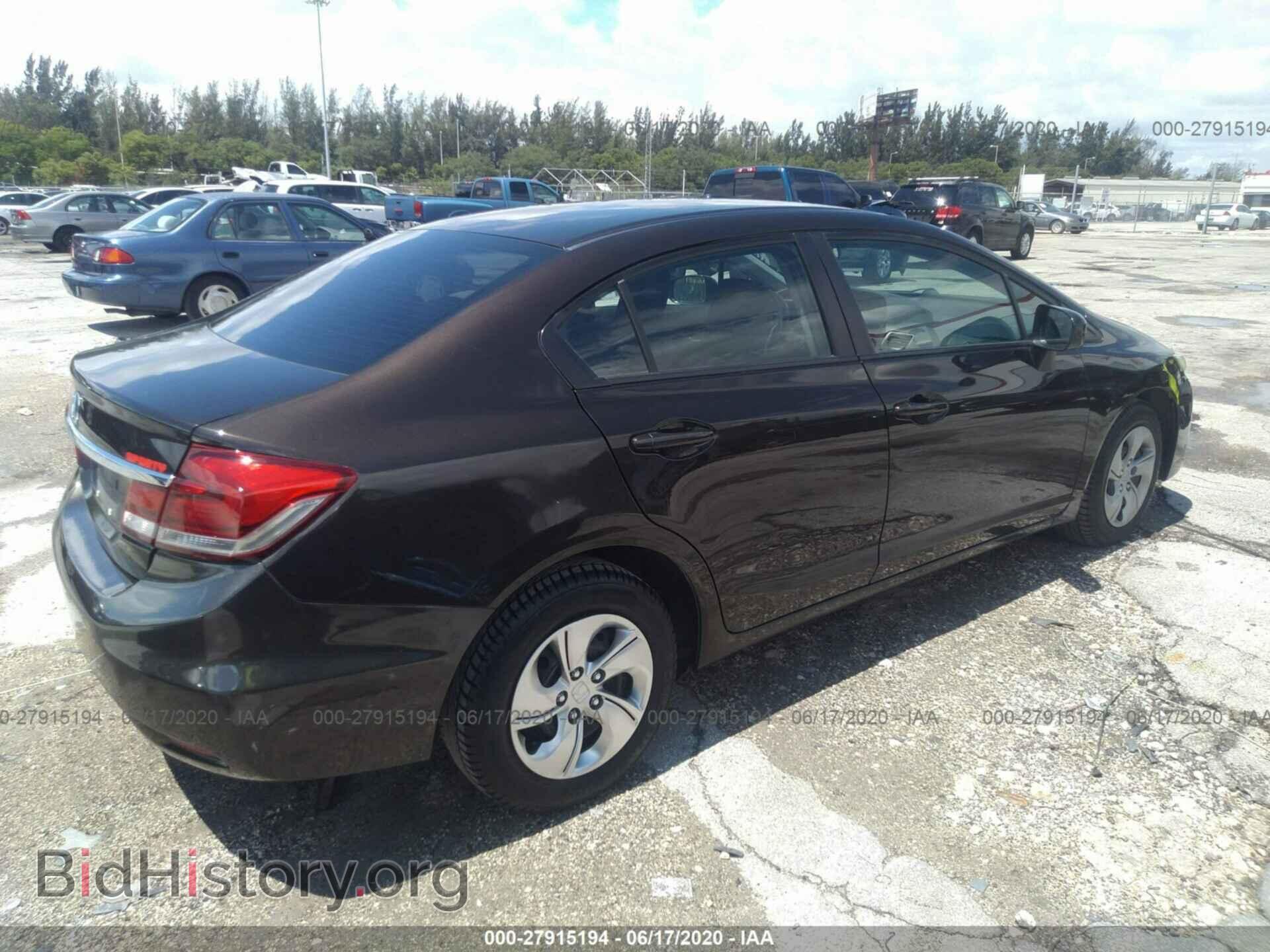 2014 HONDA CIVIC - VIN: 2HGFB2F55EH502655 - Фото 4
