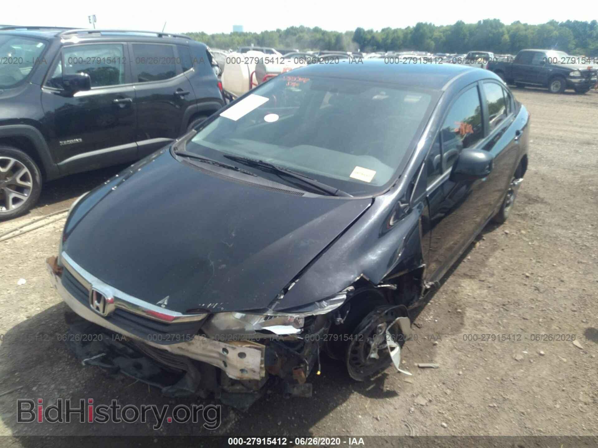 2012 HONDA CIVIC - VIN: 19XFB2F54CE063407 - Фото 2