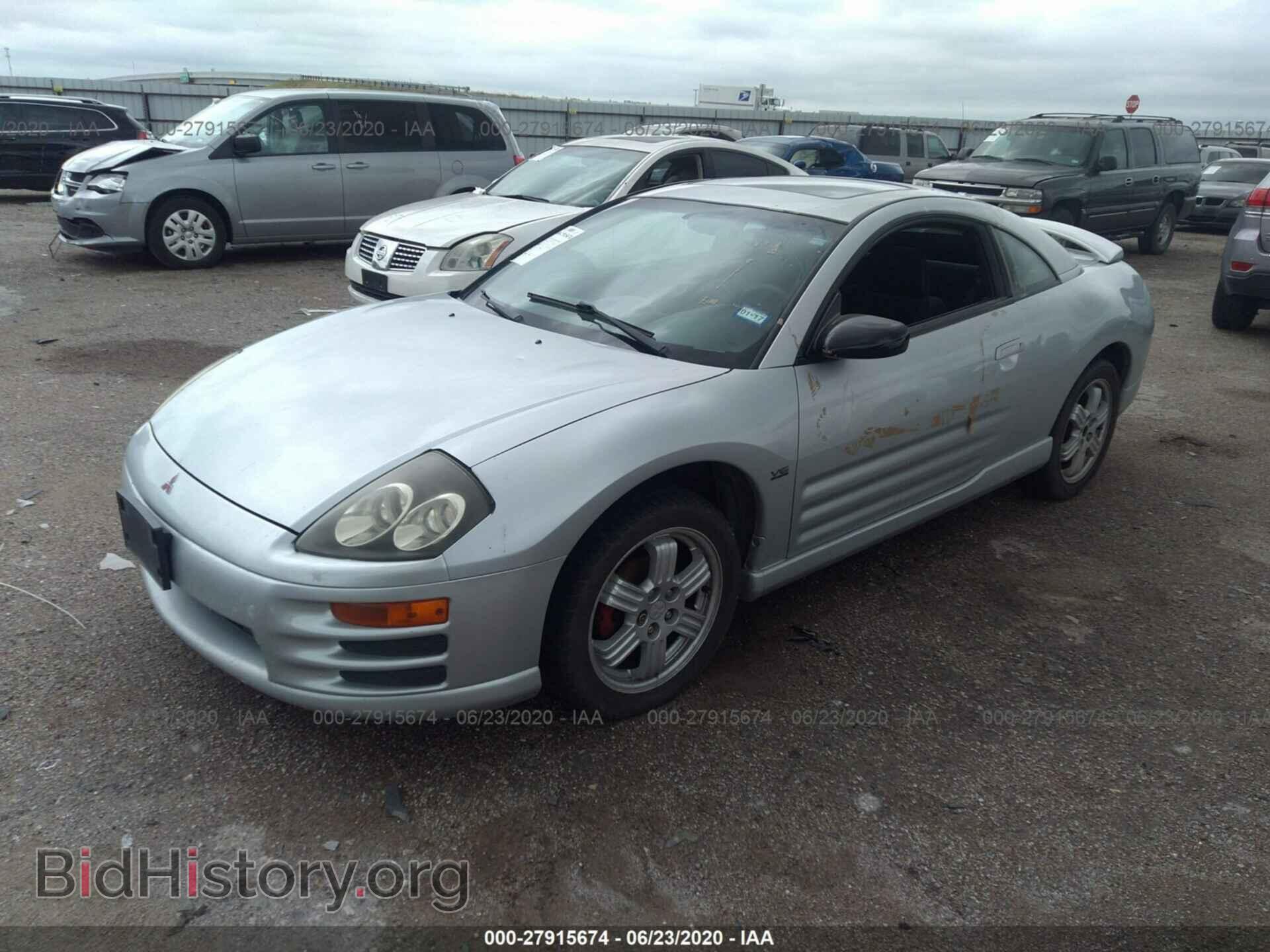 2001 MITSUBISHI ECLIPSE - VIN: 4A3AC84H81E172434 - Фото 2