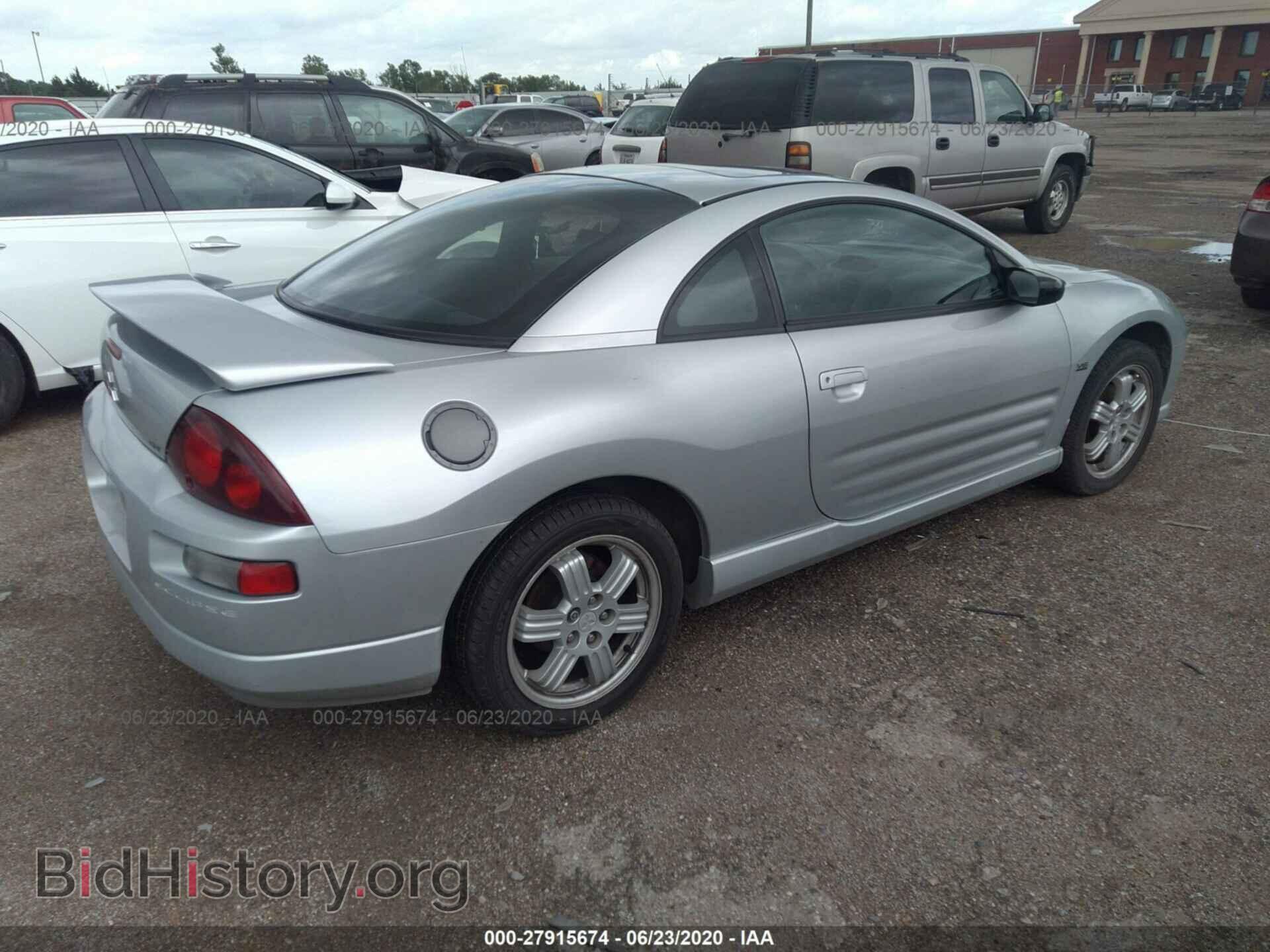 2001 MITSUBISHI ECLIPSE - VIN: 4A3AC84H81E172434 - Фото 4