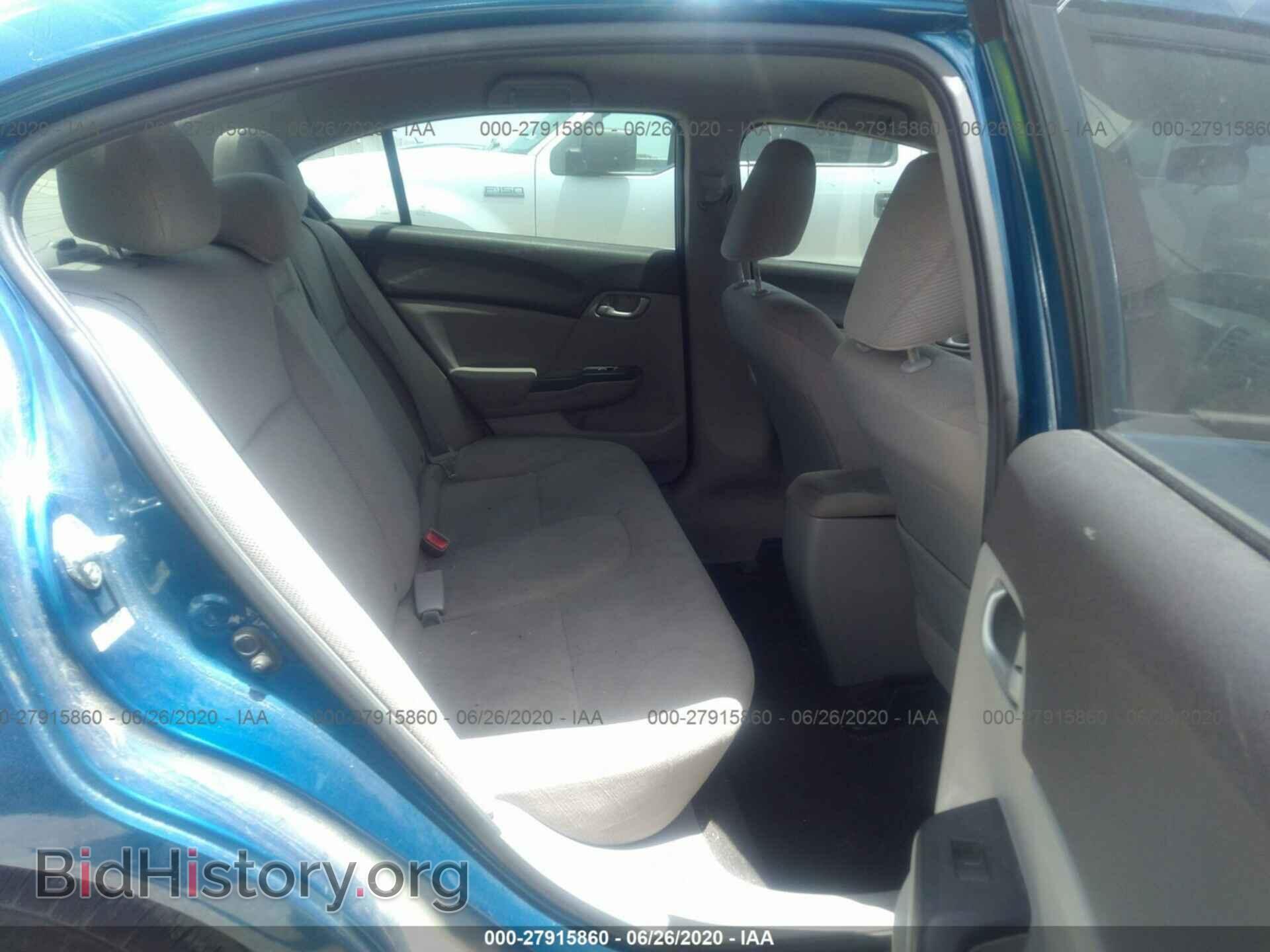 2012 HONDA CIVIC SDN - VIN: 2HGFB2F56CH550064 - Фото 8