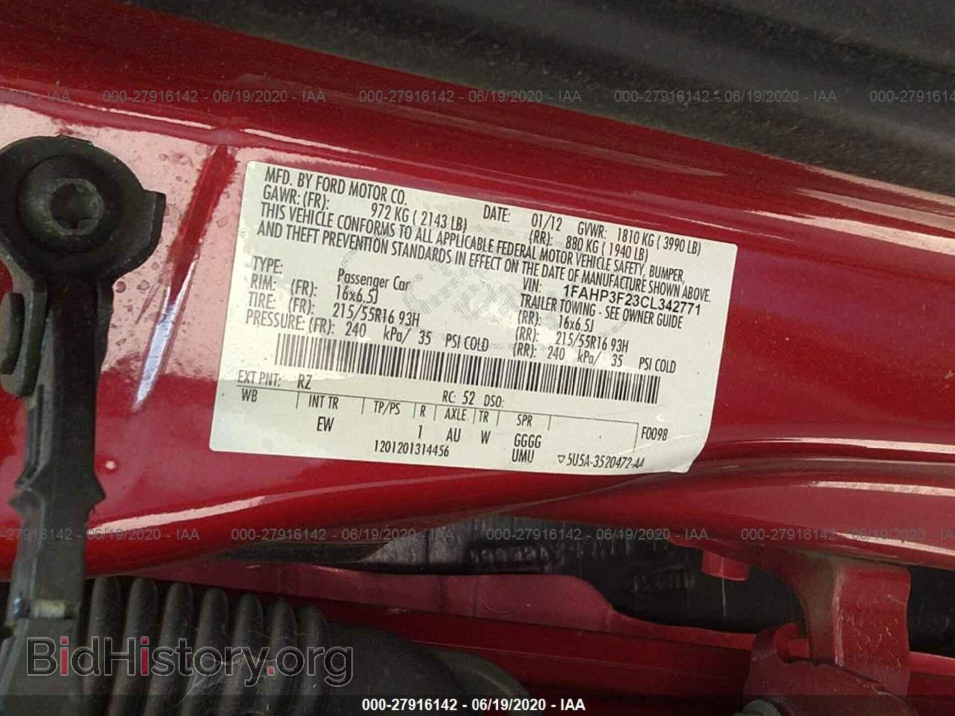 2012 FORD FOCUS - VIN: 1FAHP3F23CL342771 - Photo 9