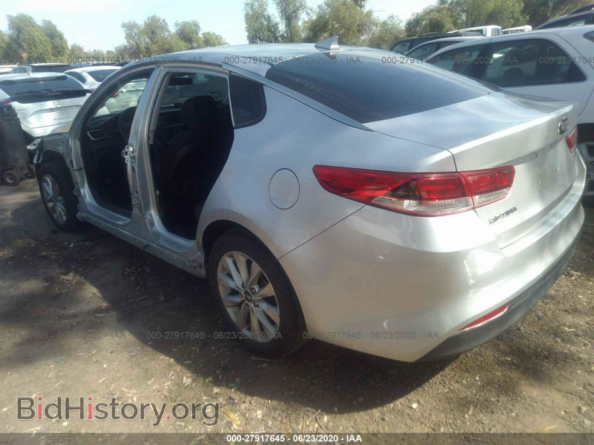 2017 KIA OPTIMA - VIN: 5XXGT4L30HG170923 - Фото 3