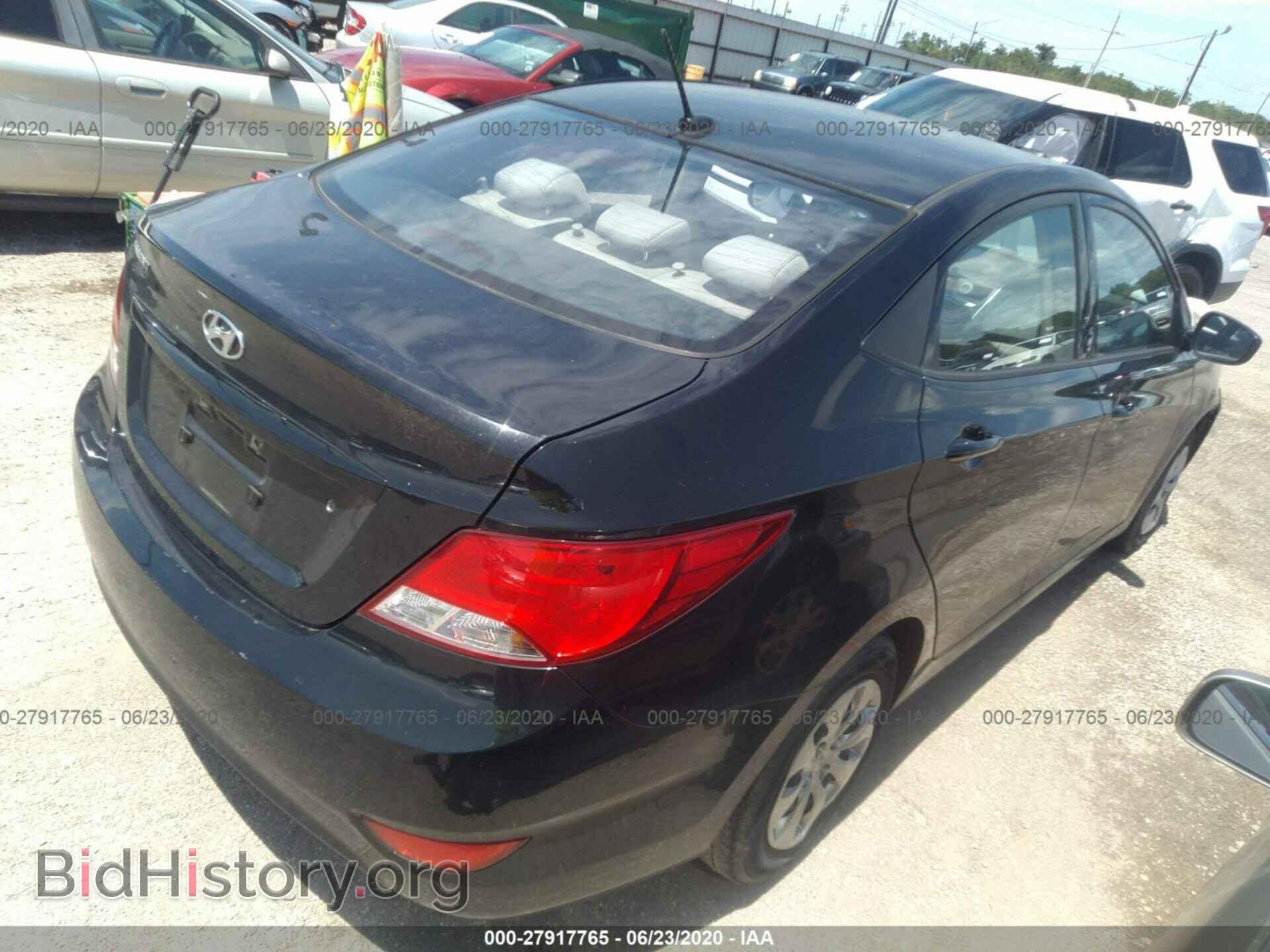 2016 HYUNDAI ACCENT - VIN: KMHCT4AE8GU108581 - Фото 4